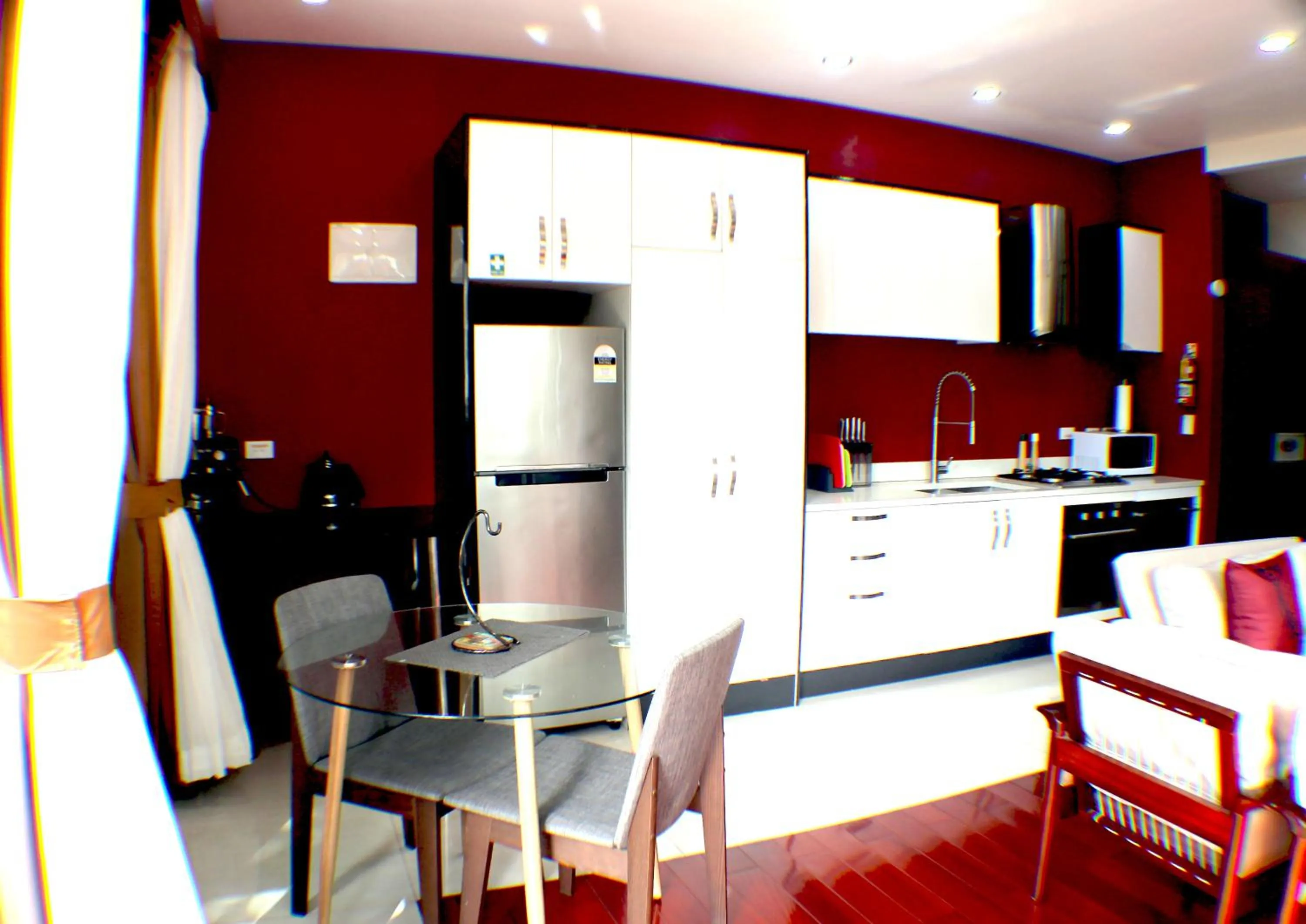 Kitchen or kitchenette in Kia Orana Villas and Spa