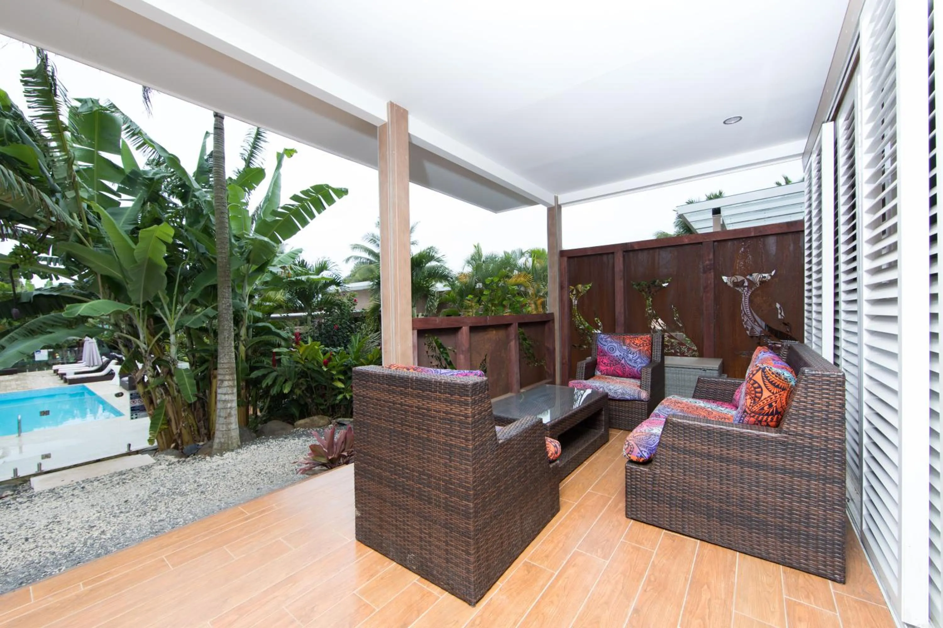 Garden in Kia Orana Villas and Spa