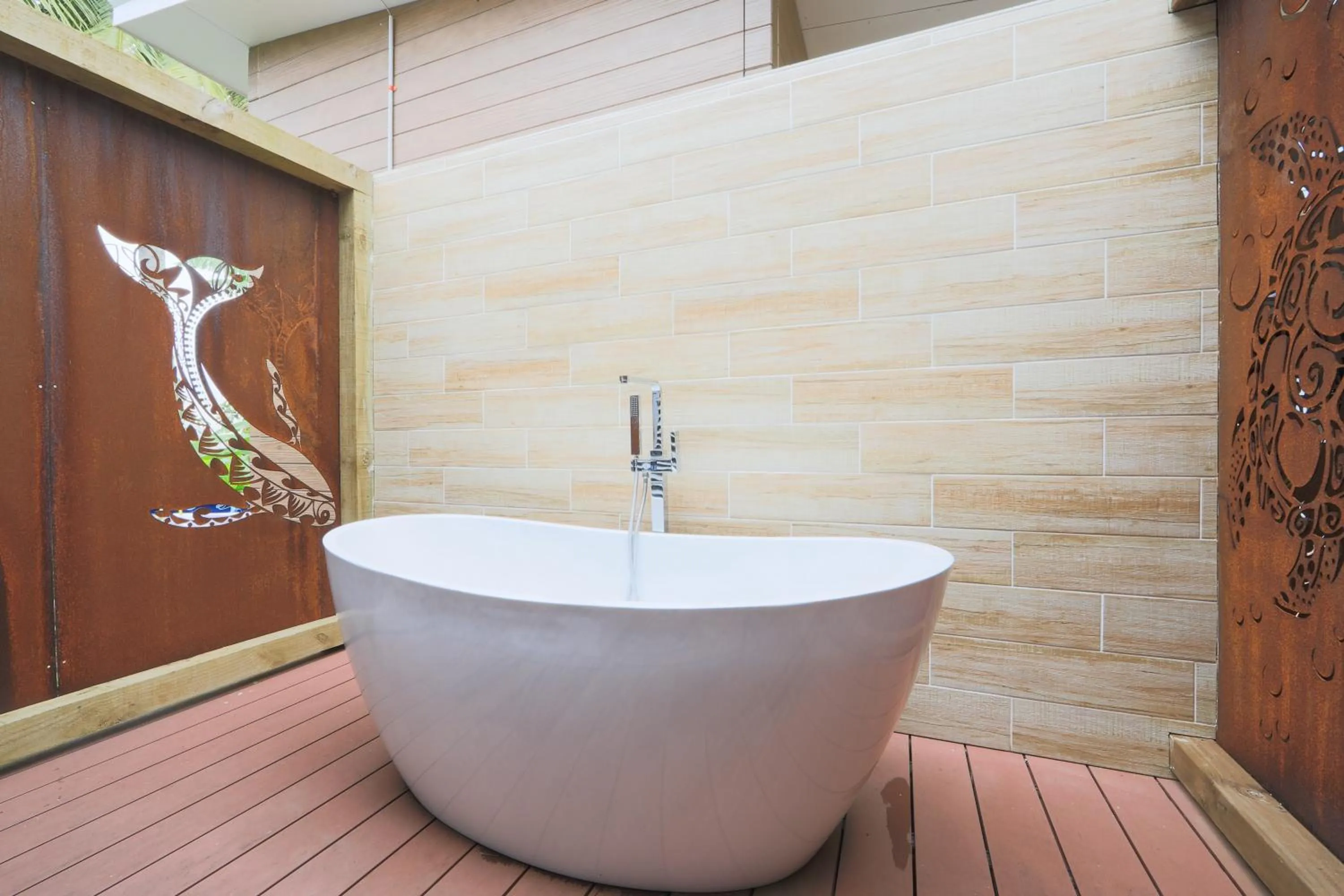 Bathroom in Kia Orana Villas and Spa
