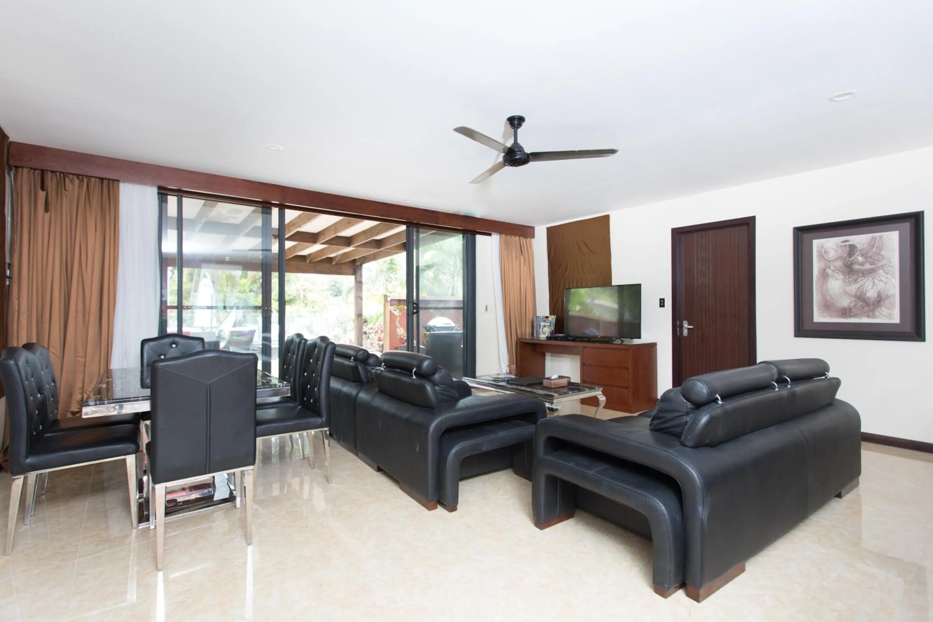 Living room in Kia Orana Villas and Spa