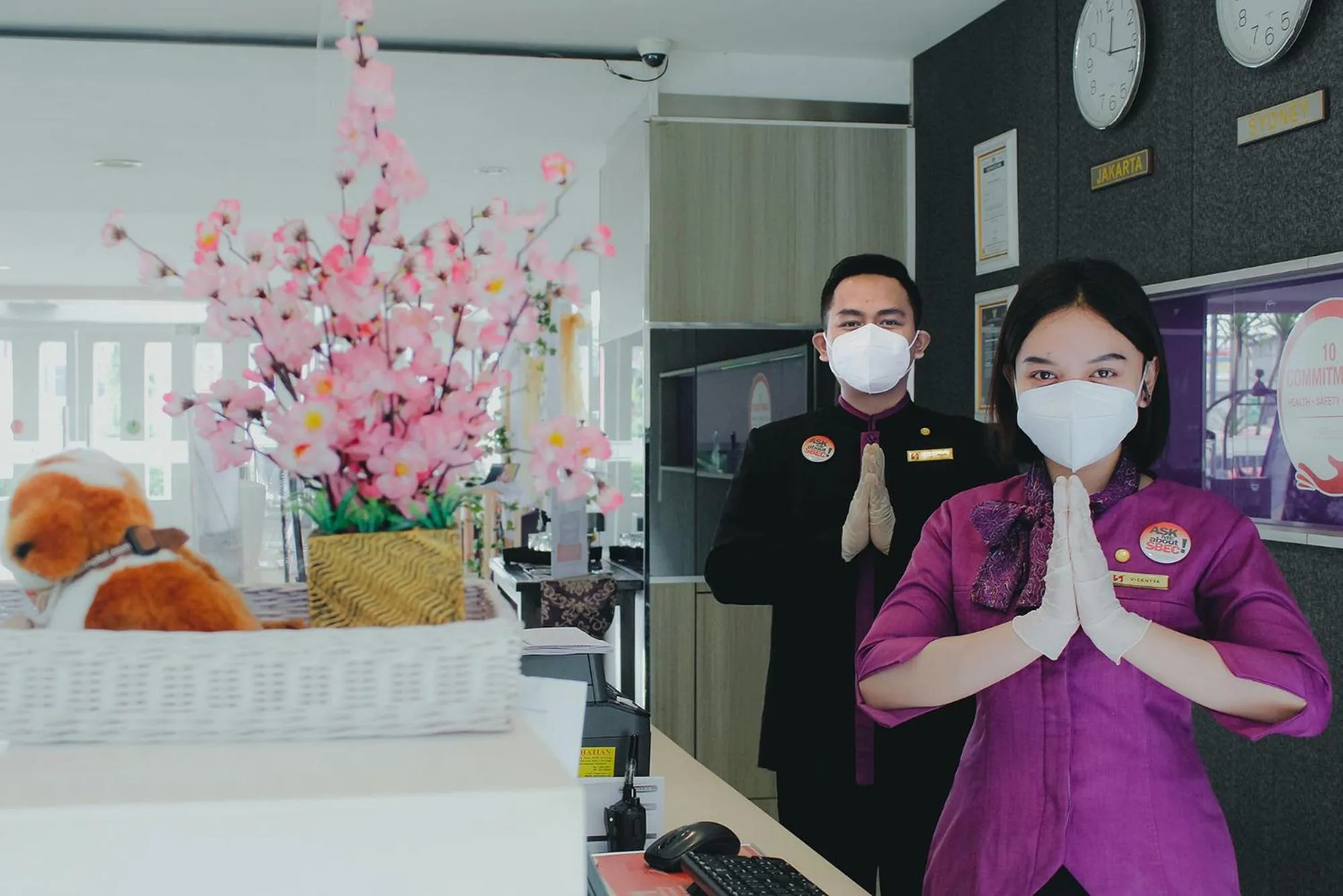 Lobby or reception in Swiss-Belinn Cibitung