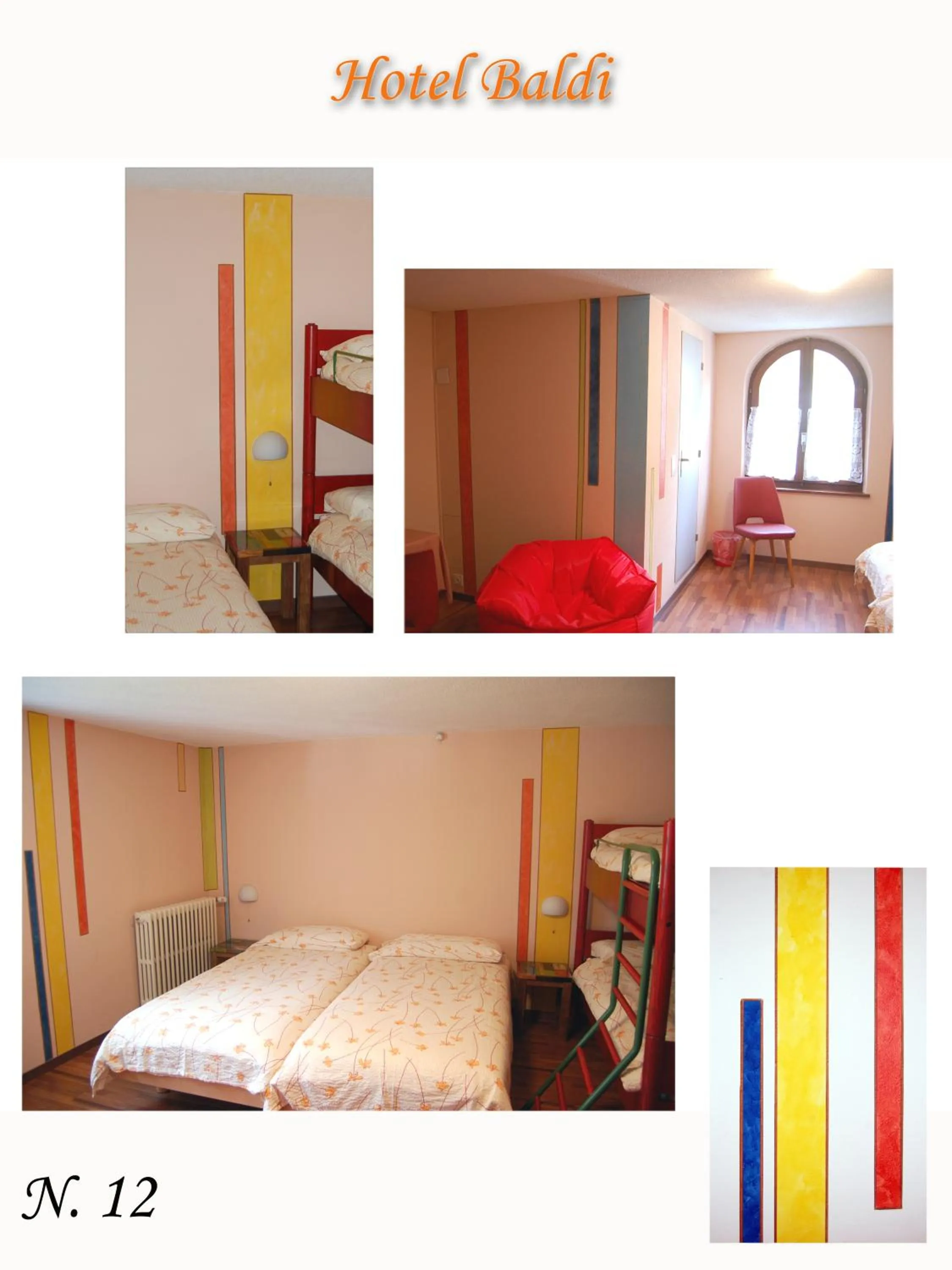 Photo of the whole room, Bed in Hotel Ristorante Baldi