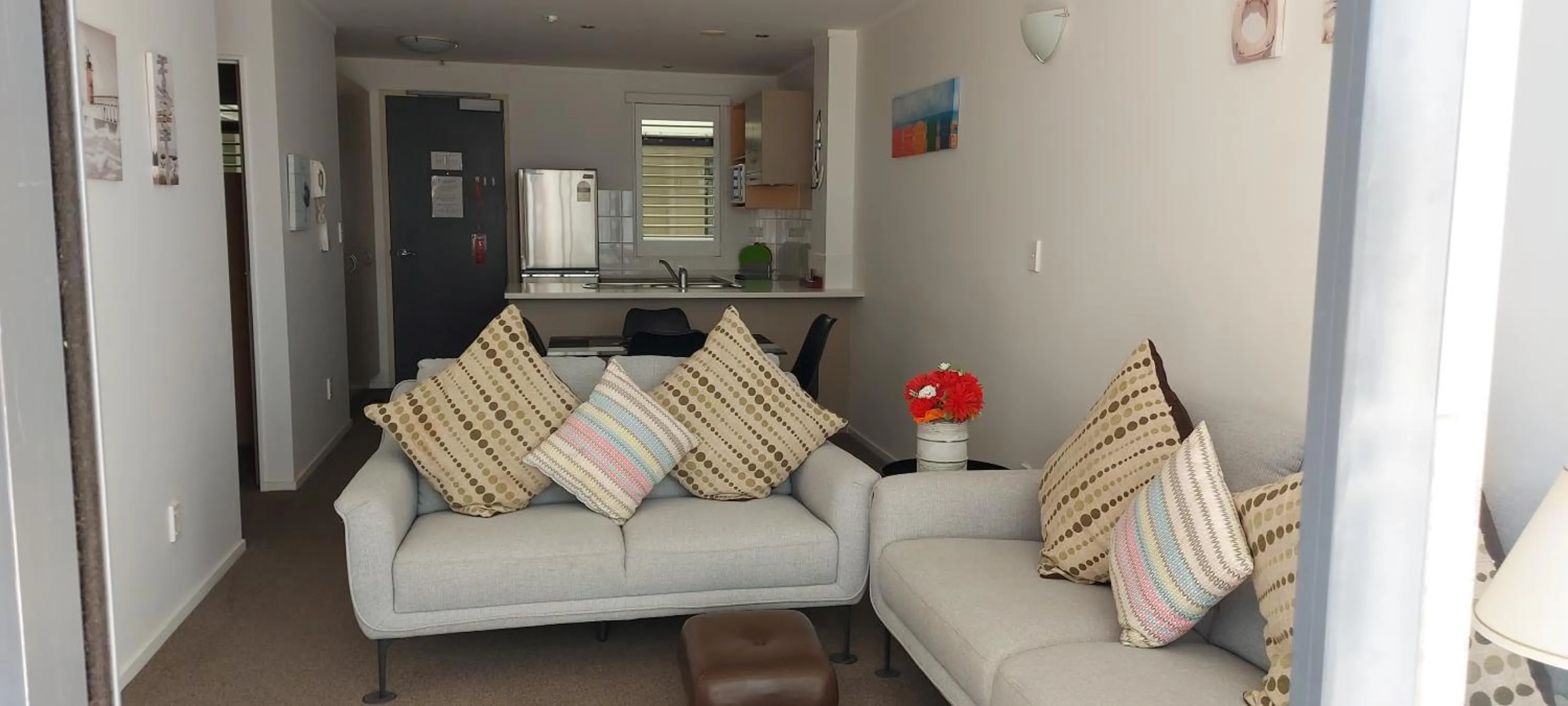 Living room in The Atrium