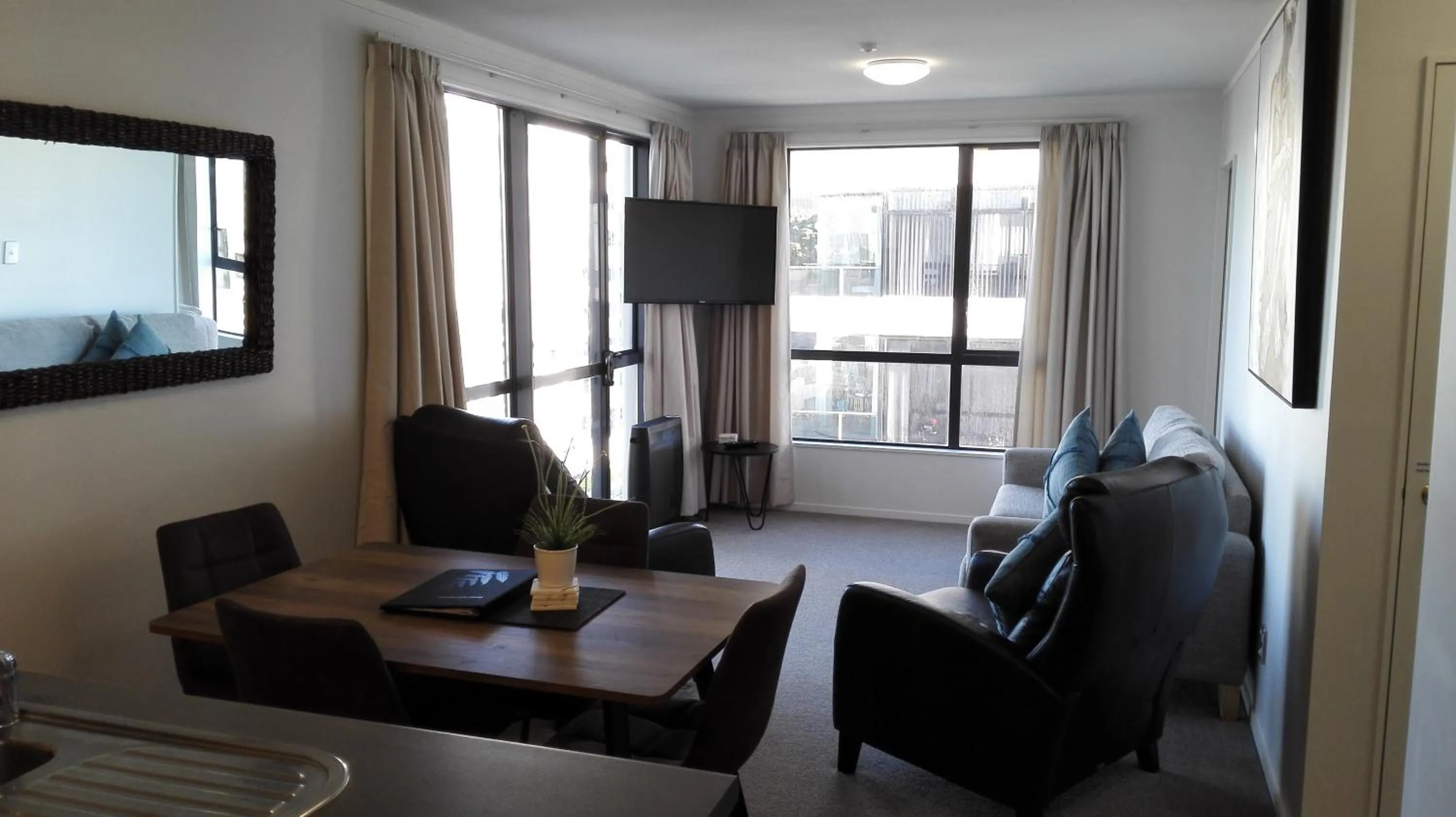 Living room in The Atrium