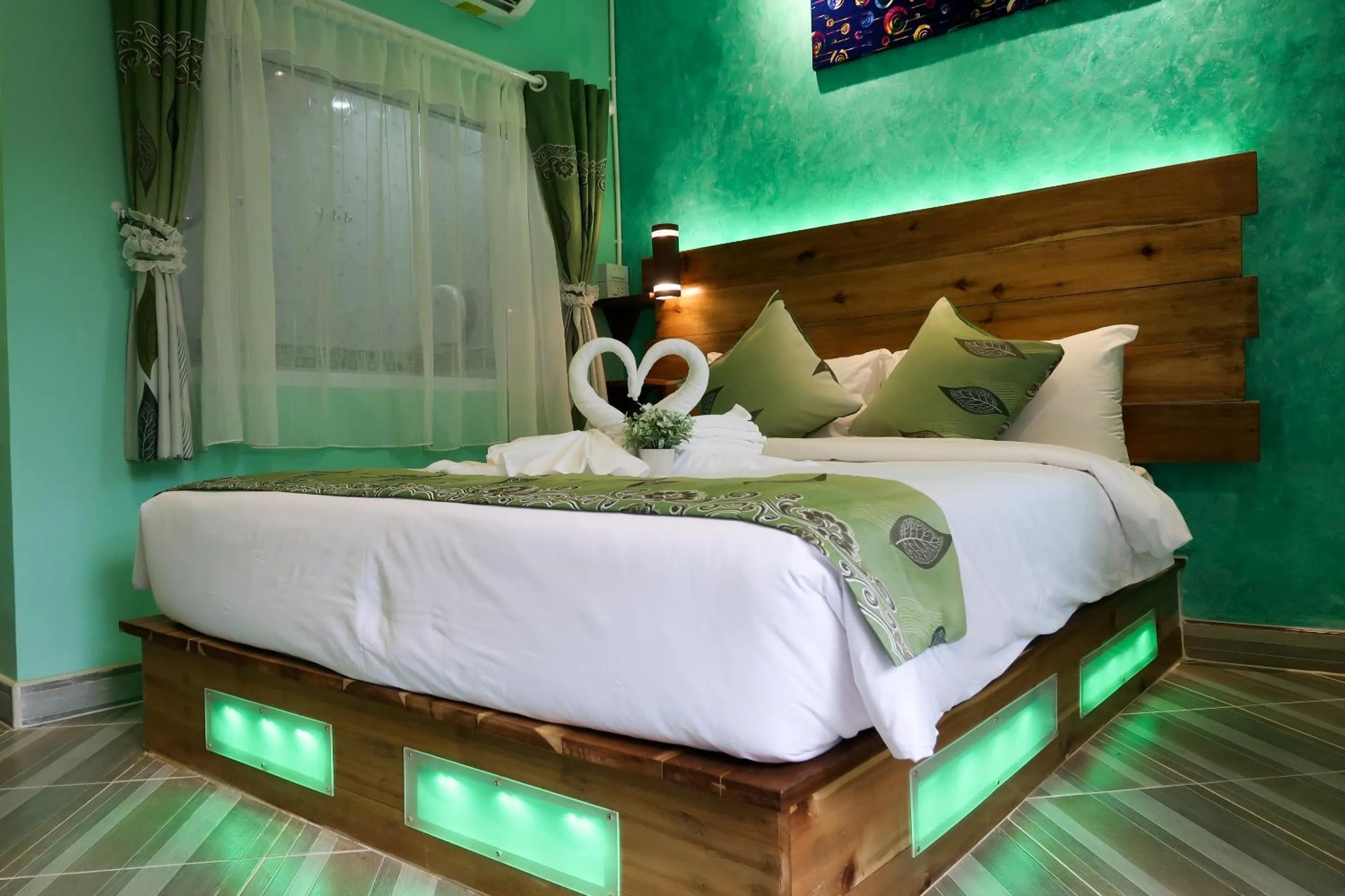 Bed in Nang-an Inn Resort