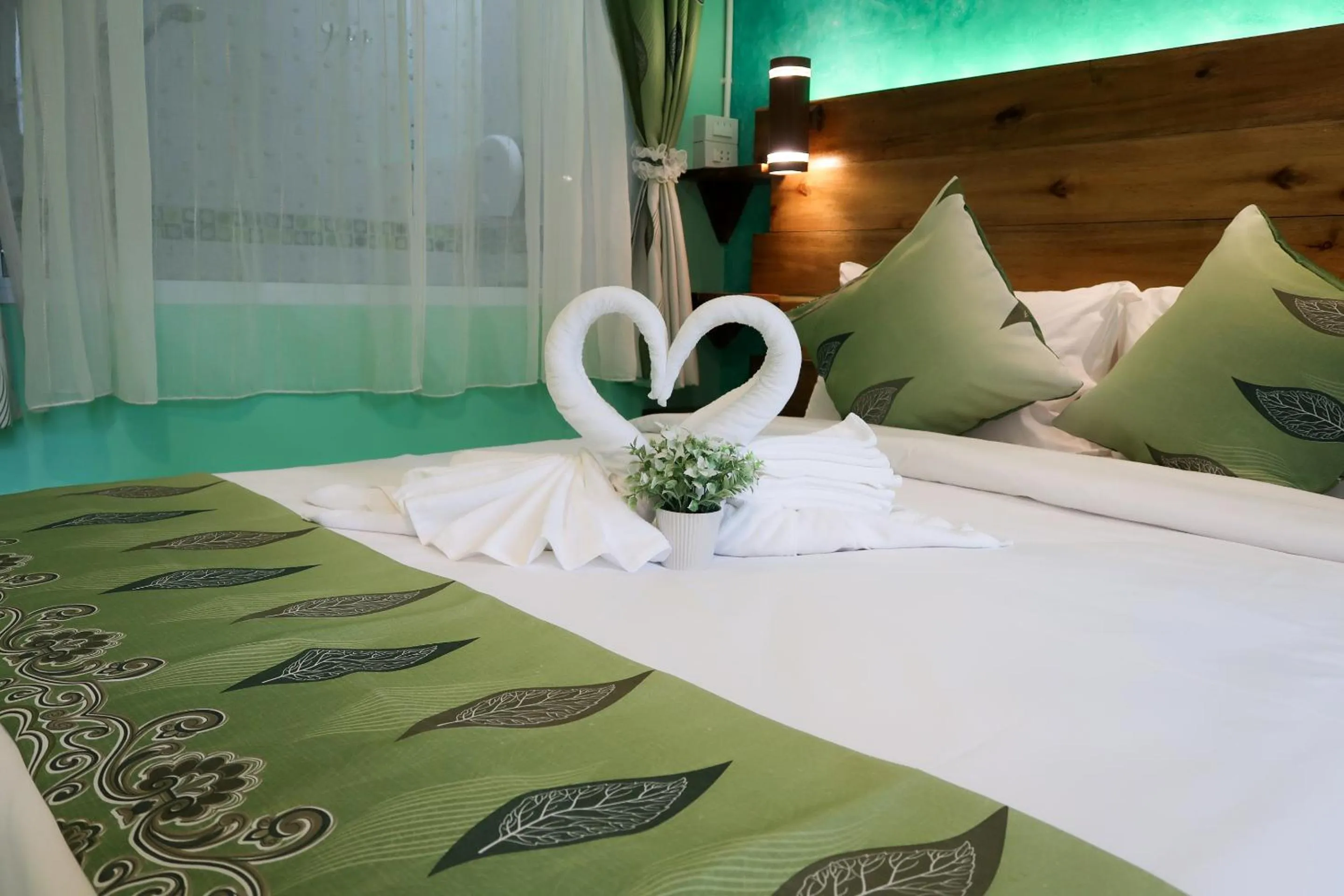 Bed in Nang-an Inn Resort
