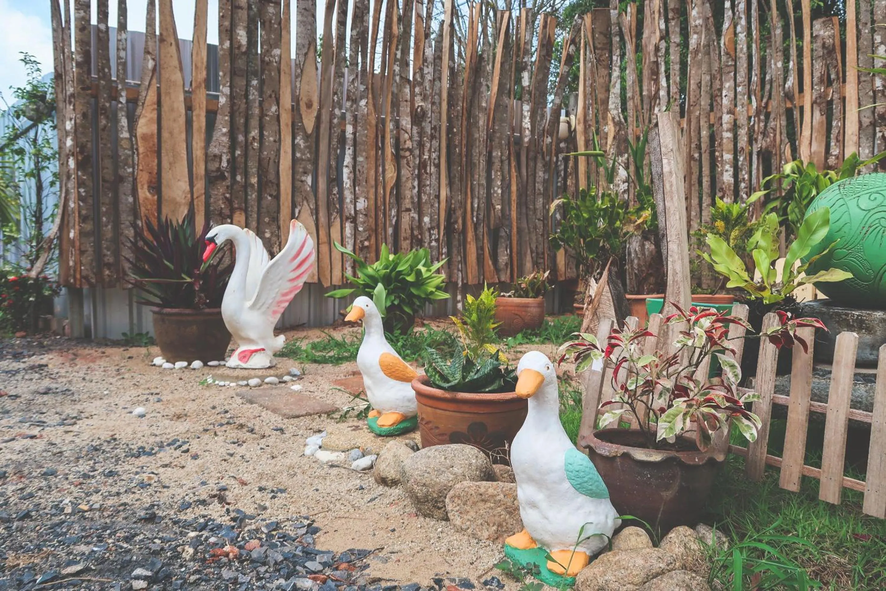 Garden view in Nang-an Inn Resort