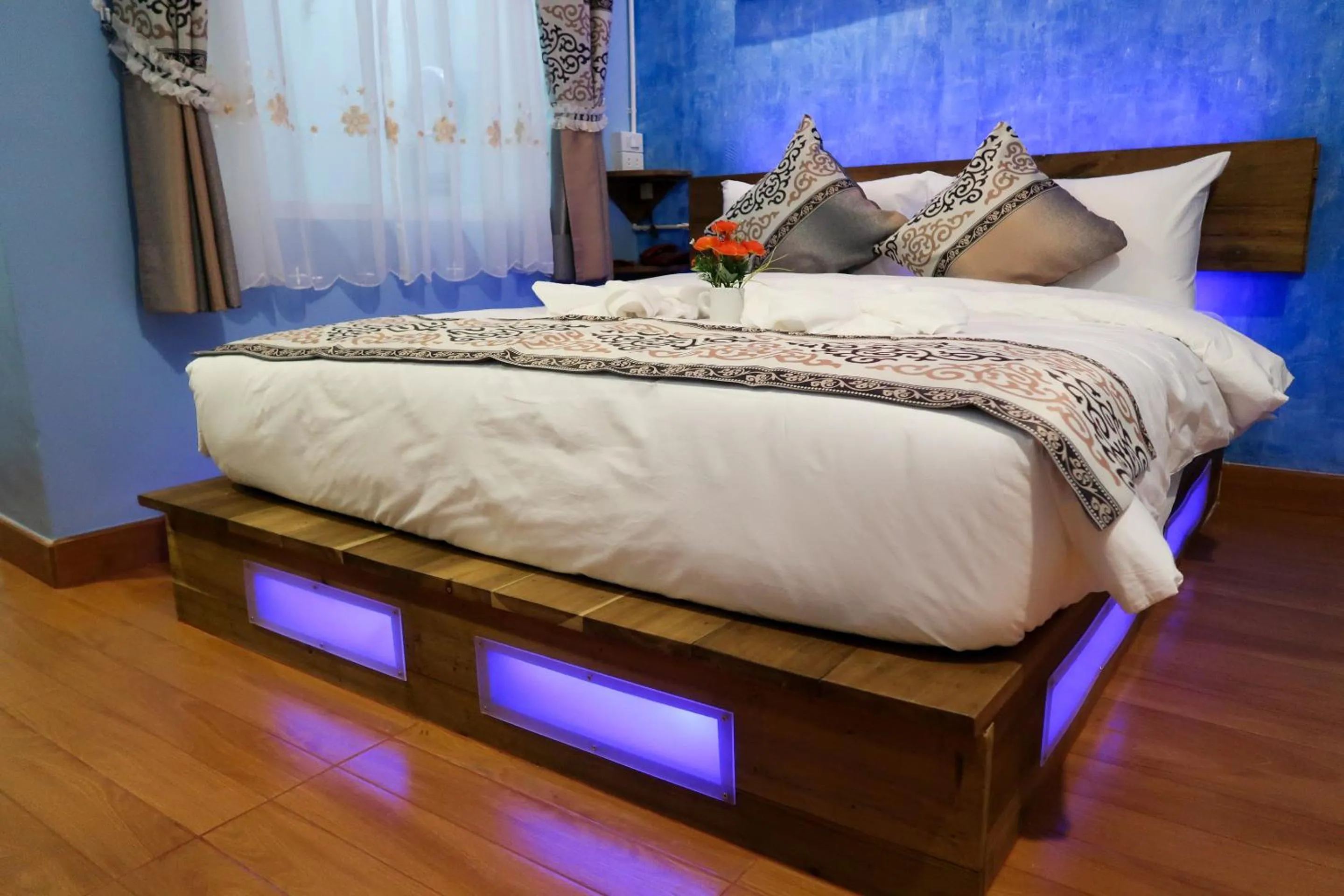 Bed in Nang-an Inn Resort