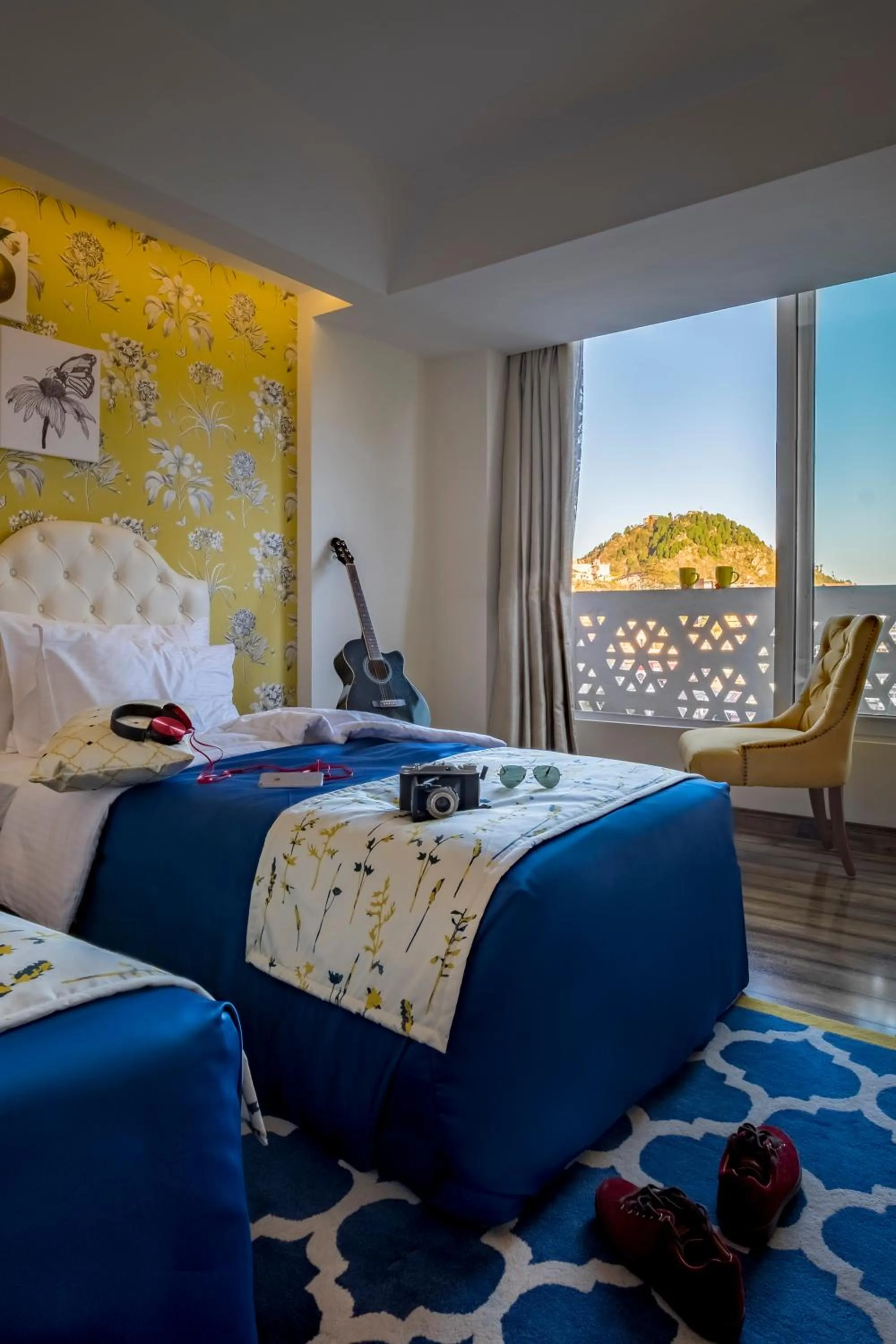 Photo of the whole room, Bed in Mosaic Original, Mussoorie