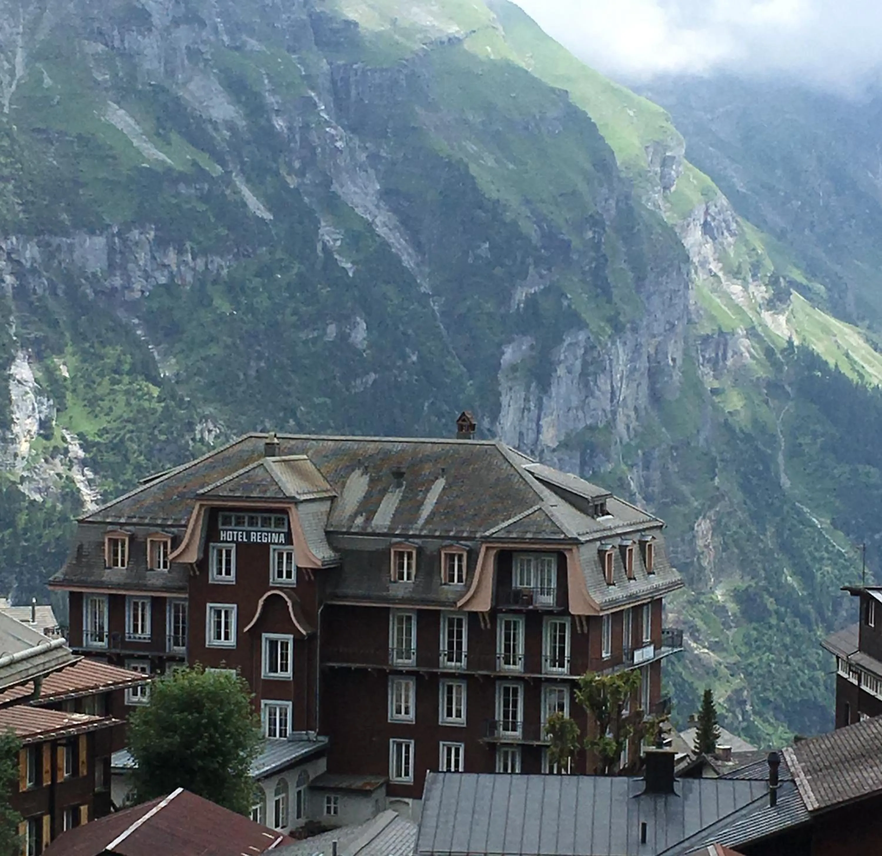 Facade/entrance in Hotel Regina