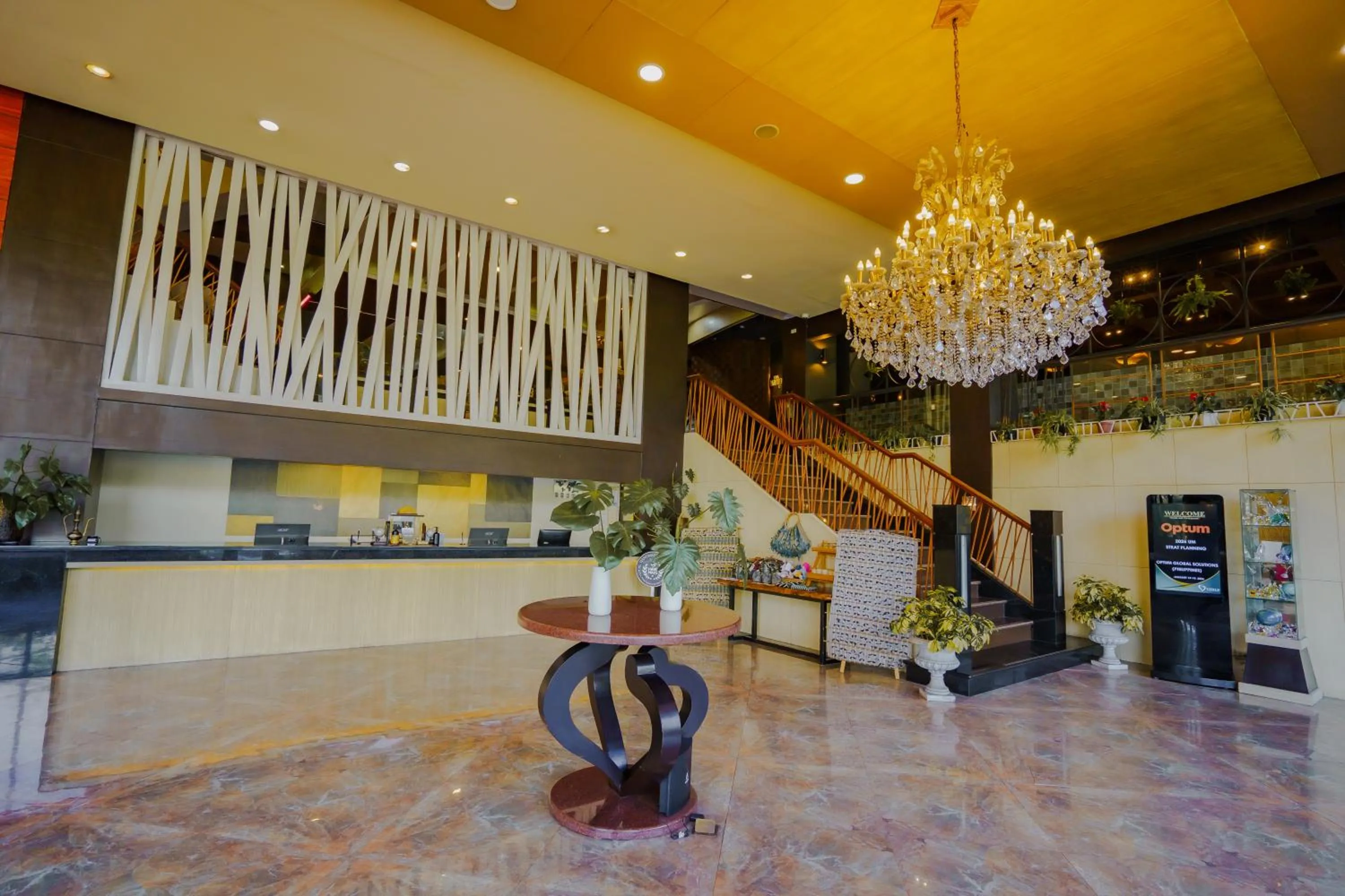 Lobby or reception in Venus Parkview Hotel