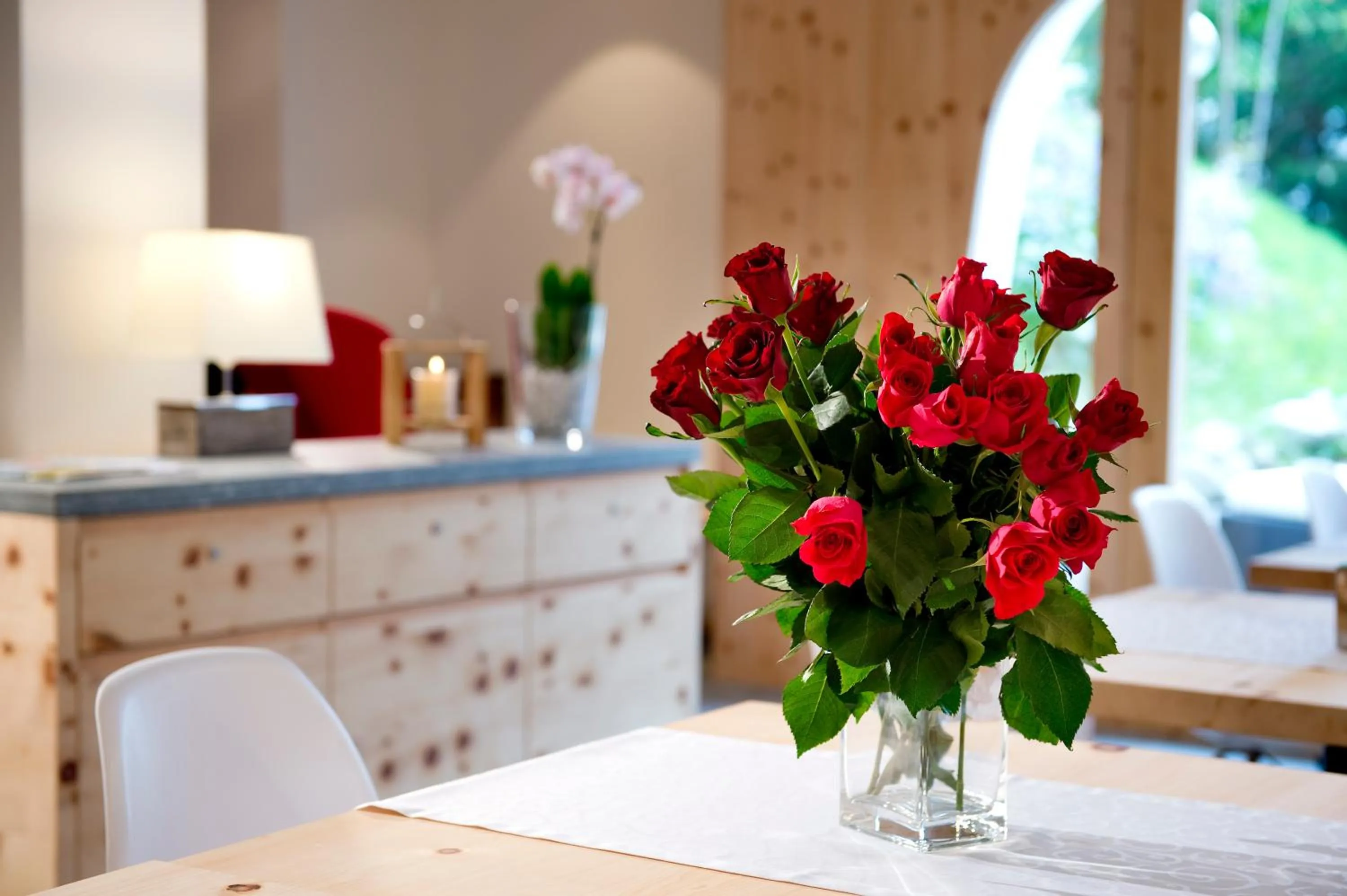 Lobby or reception in Hotel Chesa Surlej