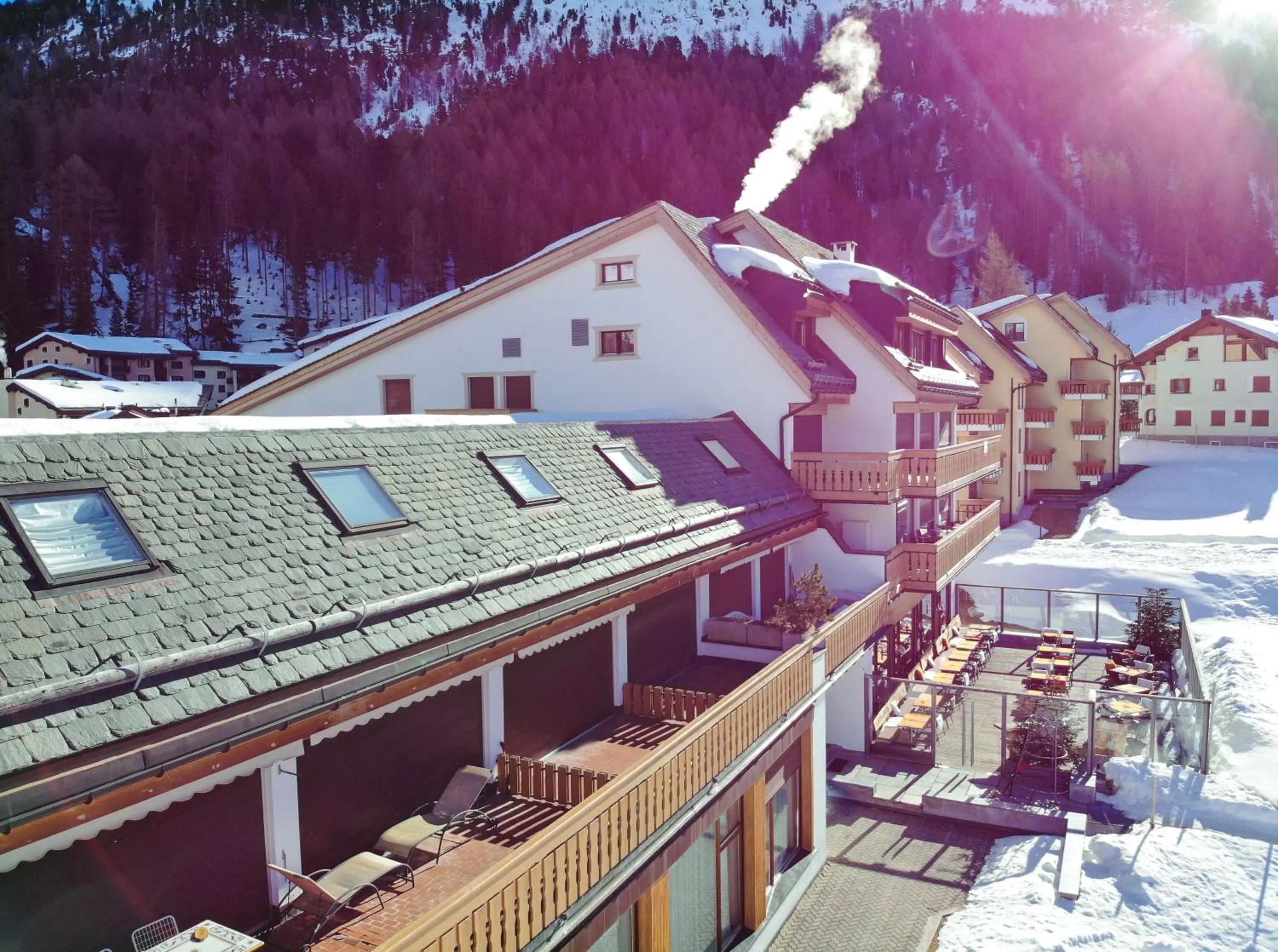 Property building in Hotel Chesa Surlej