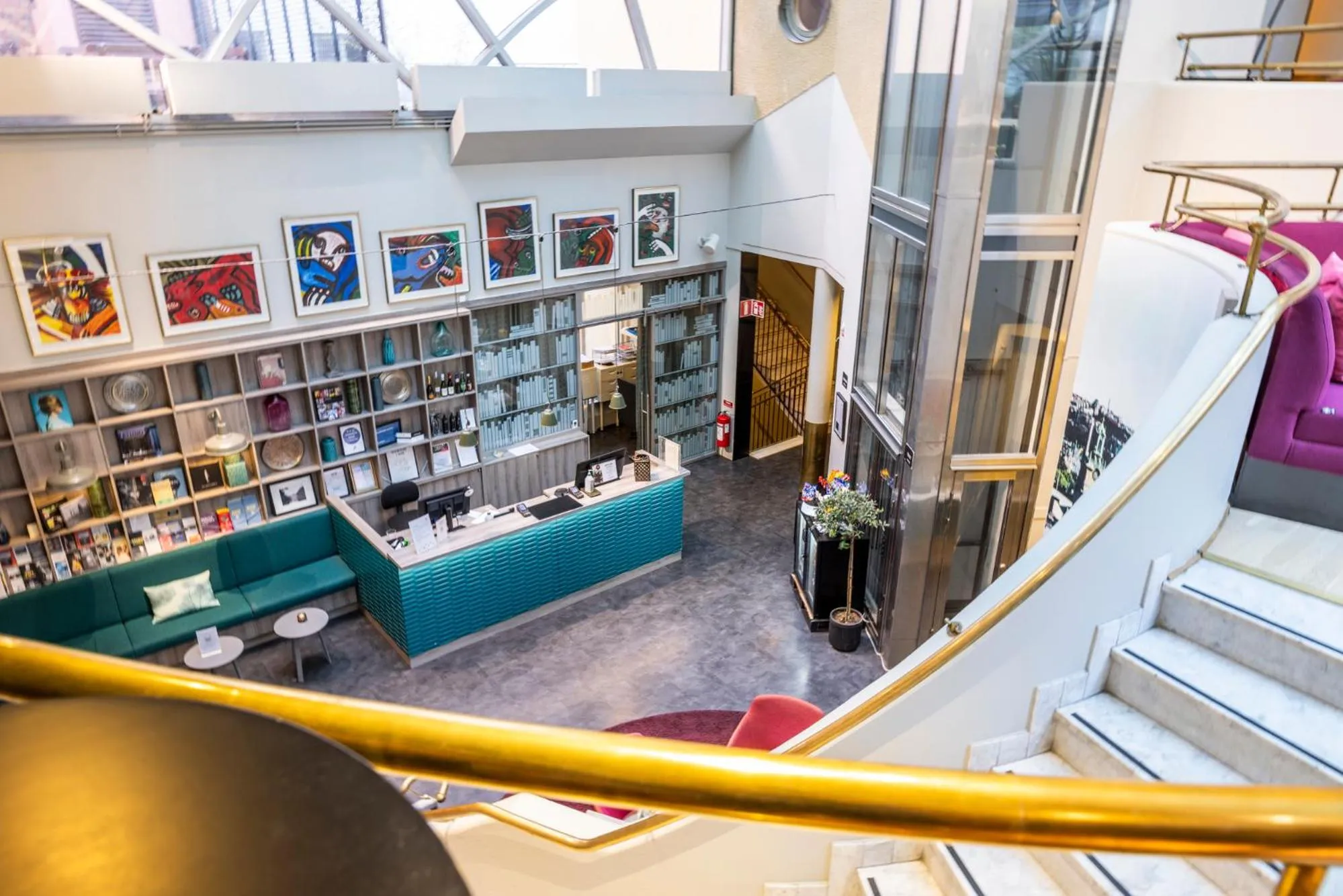 Lobby or reception in ProfilHotels Central