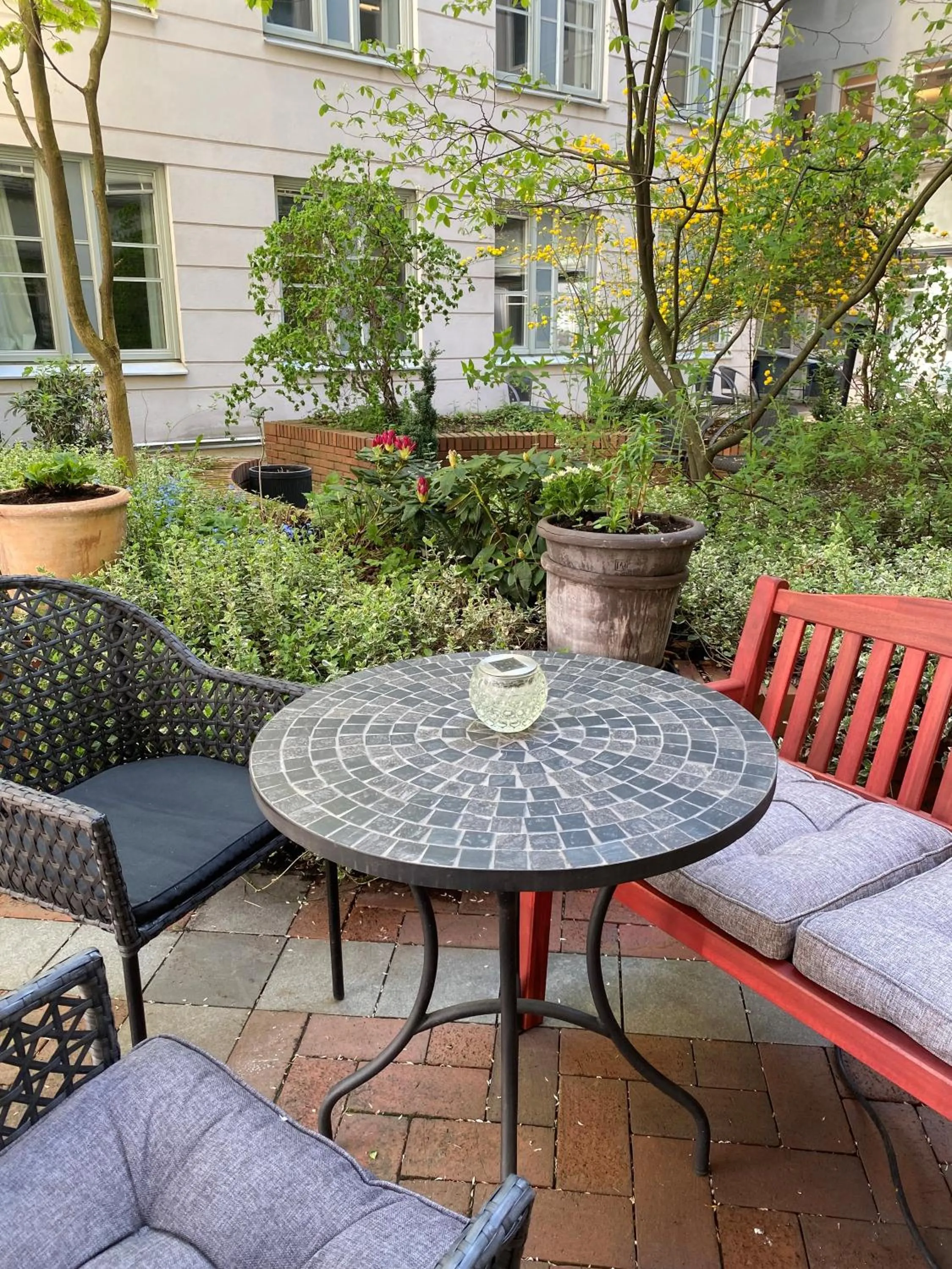 Patio in ProfilHotels Central