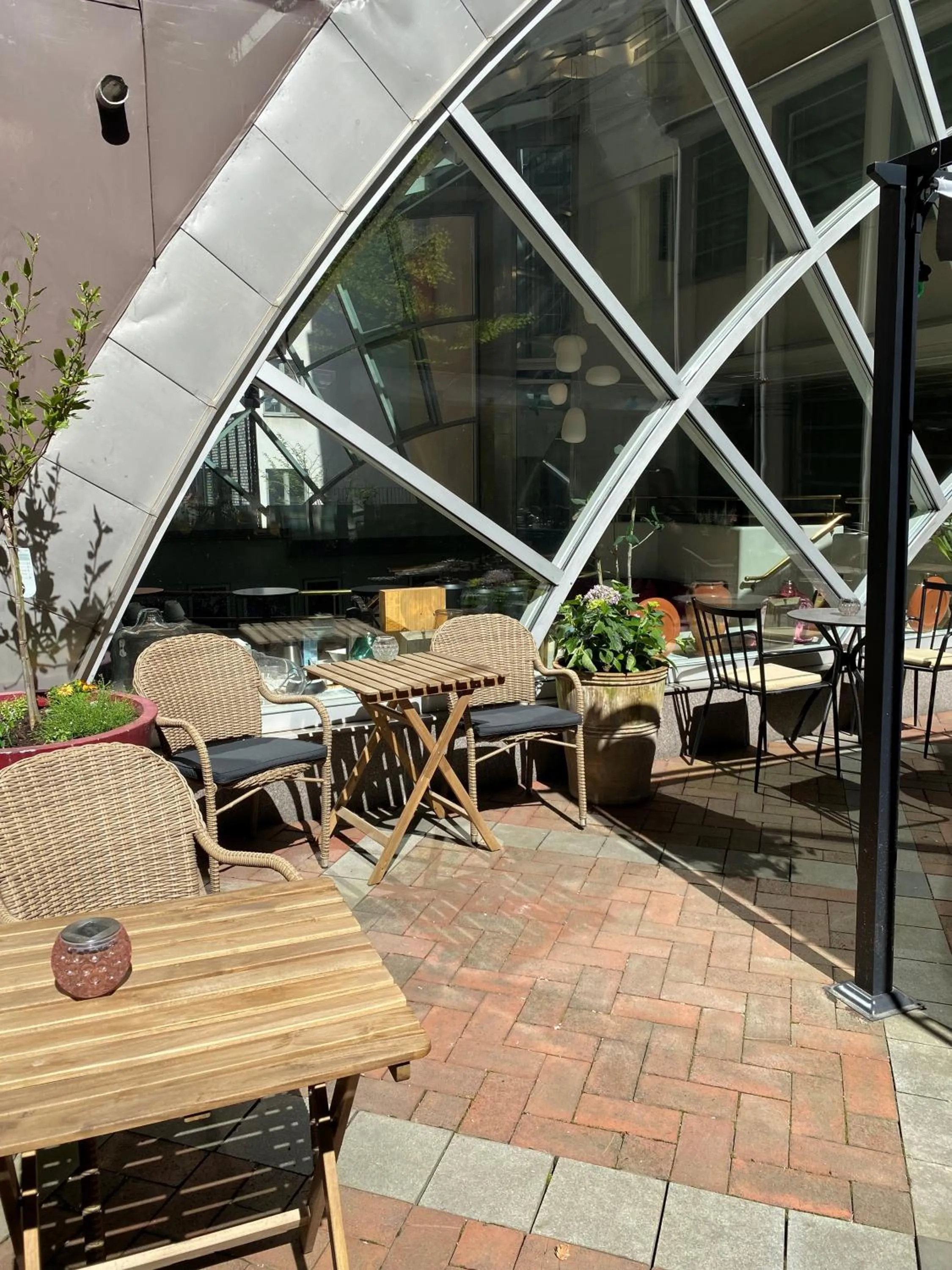 Patio in ProfilHotels Central