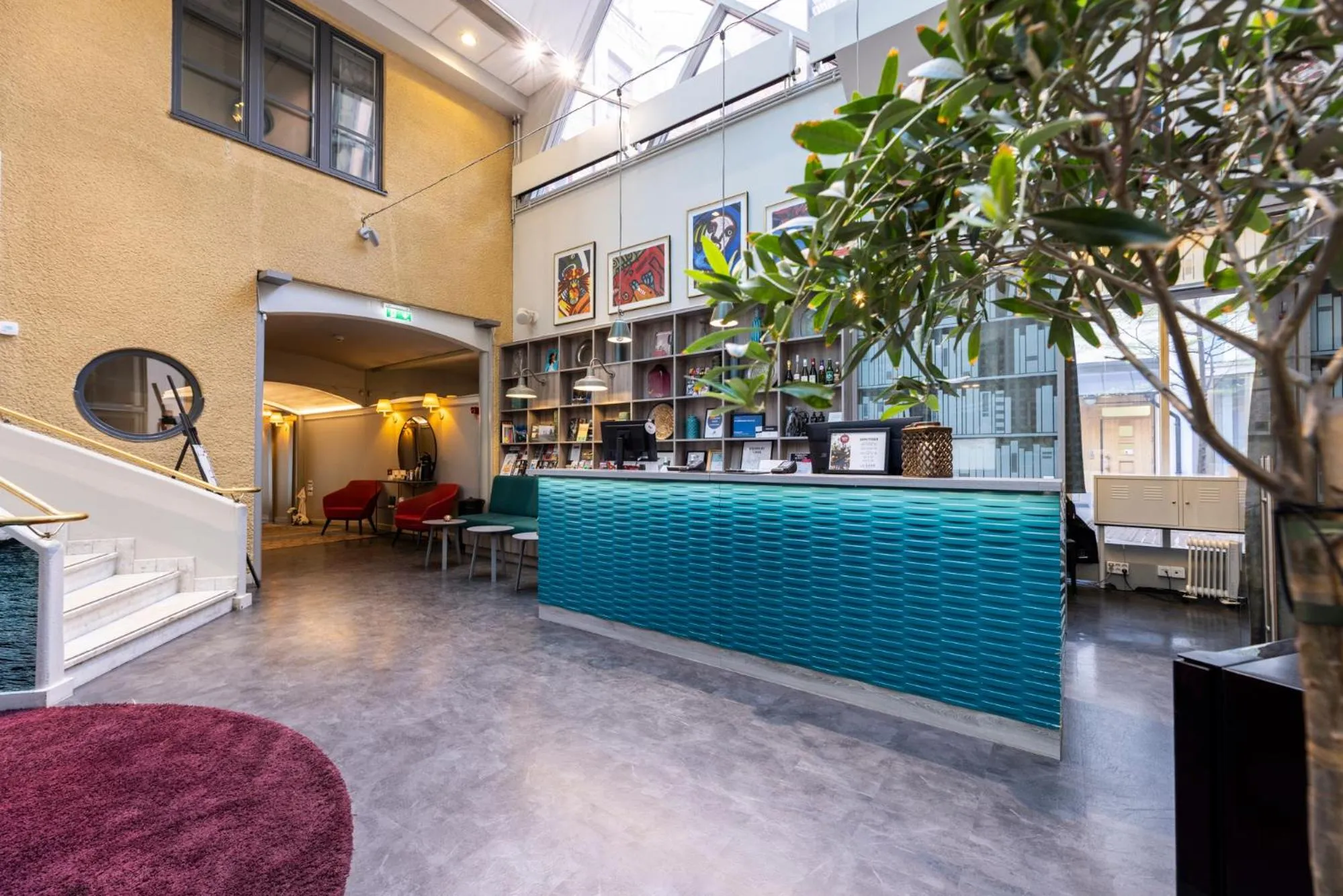 Lobby or reception in ProfilHotels Central