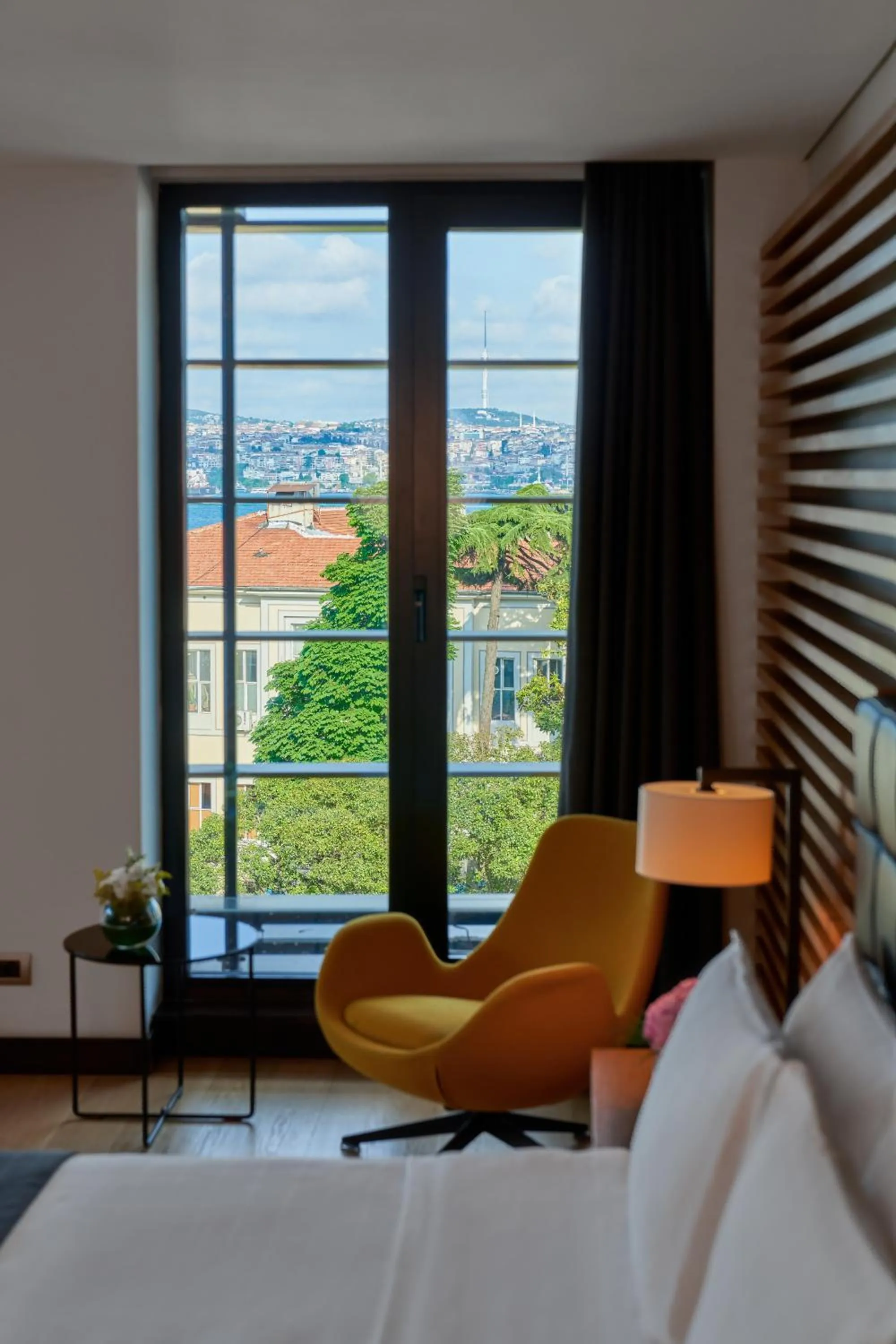 View (from property/room), Bed in Metropolitan Hotels Bosphorus - Special Category