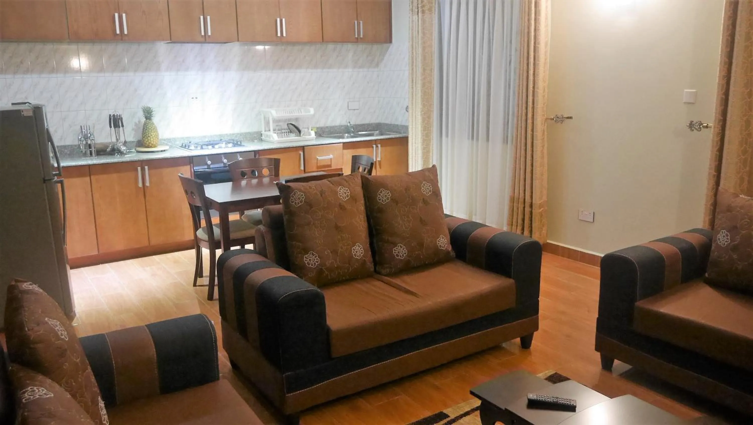 Living room in Ntinda View Apartments