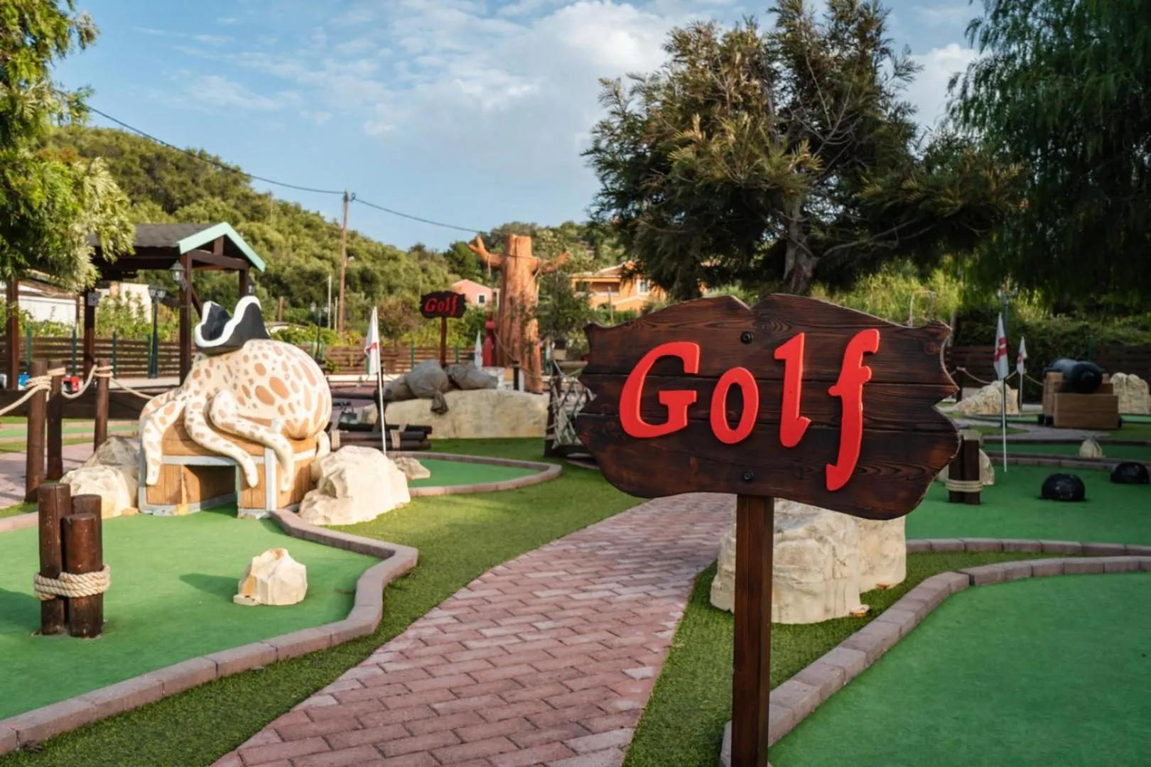 Minigolf in Luxury Villa Jupiter