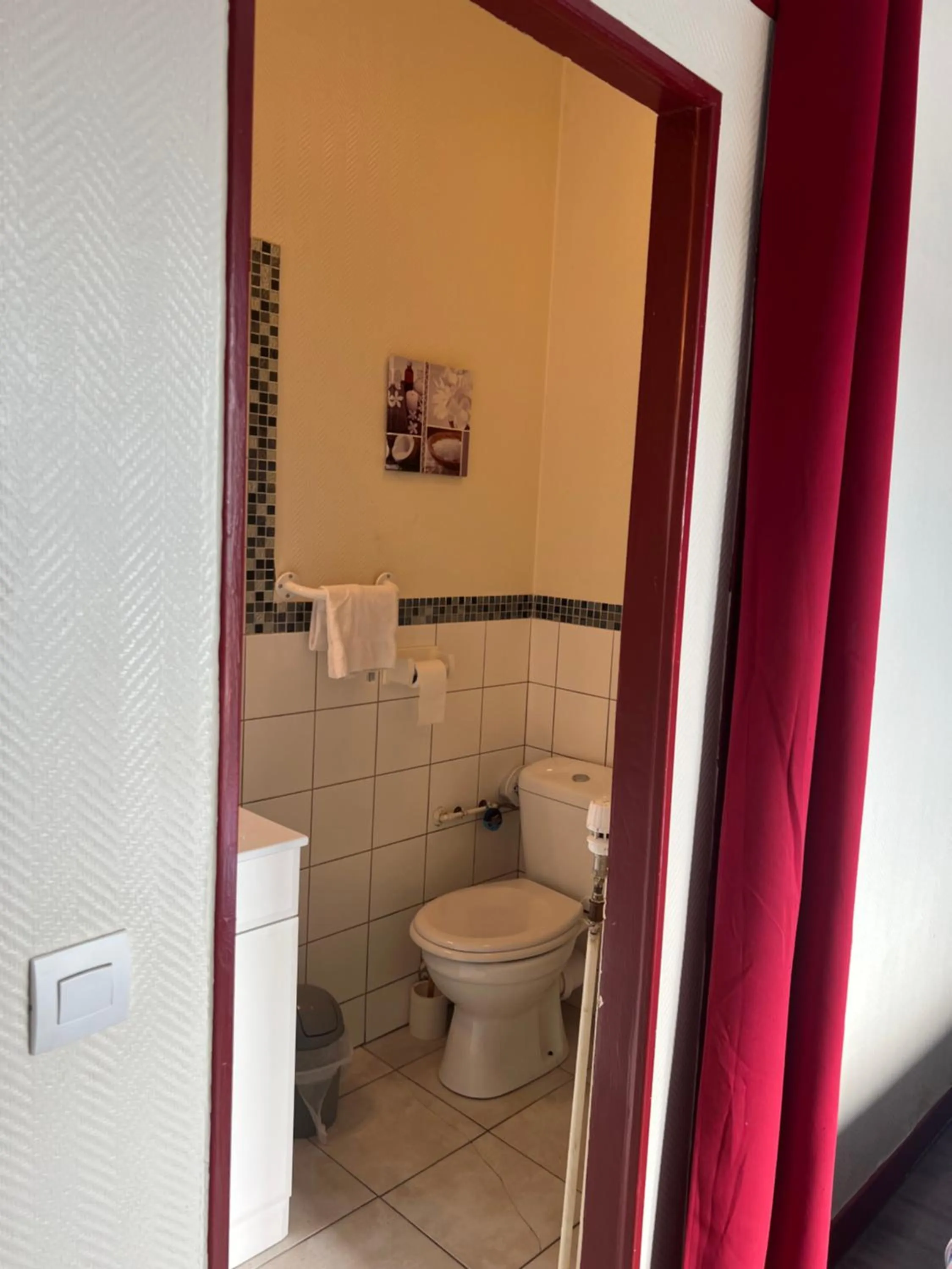 Shower in Hôtel des 2 Gares