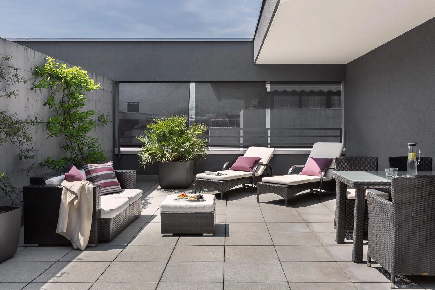 Balcony/Terrace in ibis Locarno