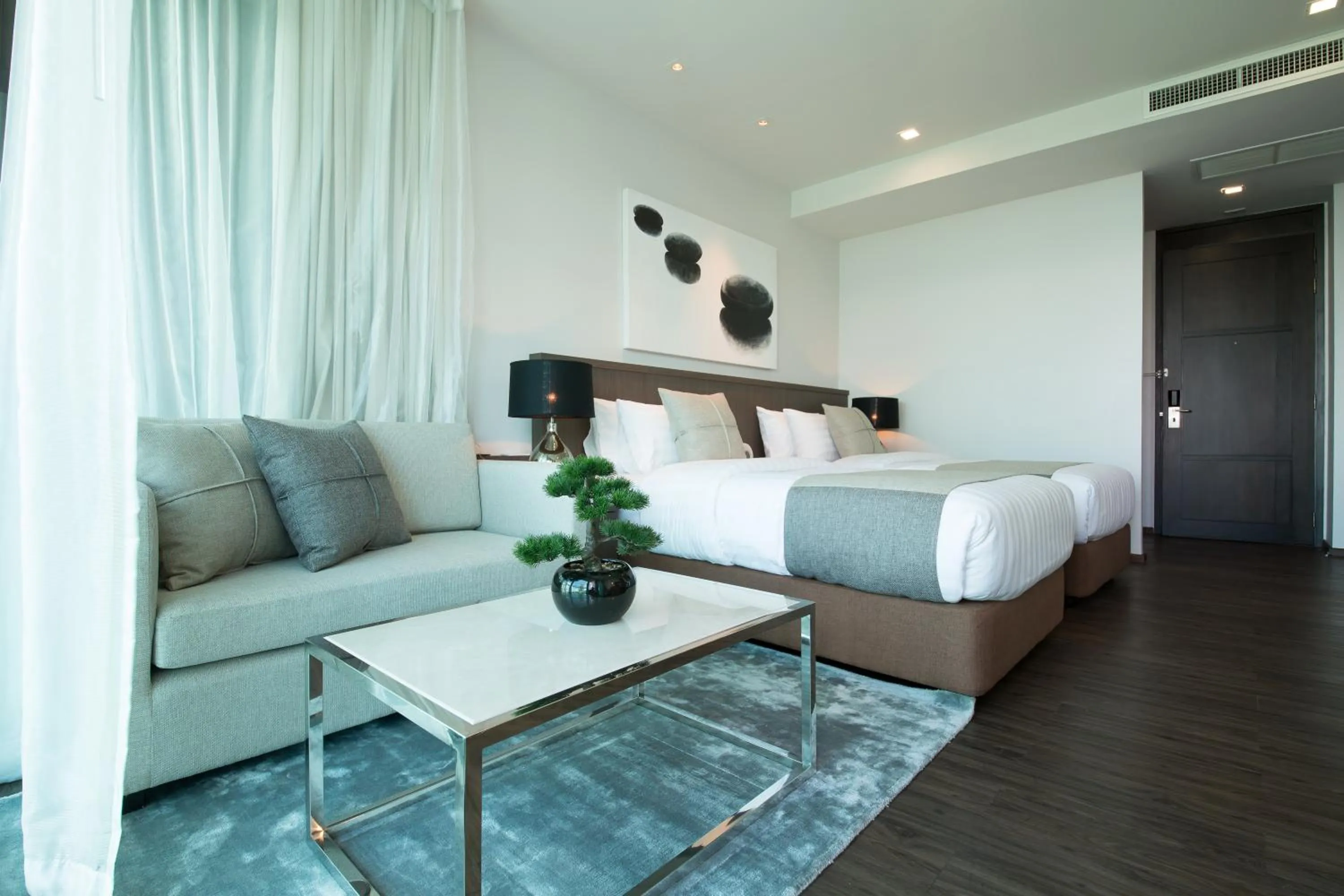 Bed in Civic Horizon Hotel & Residence