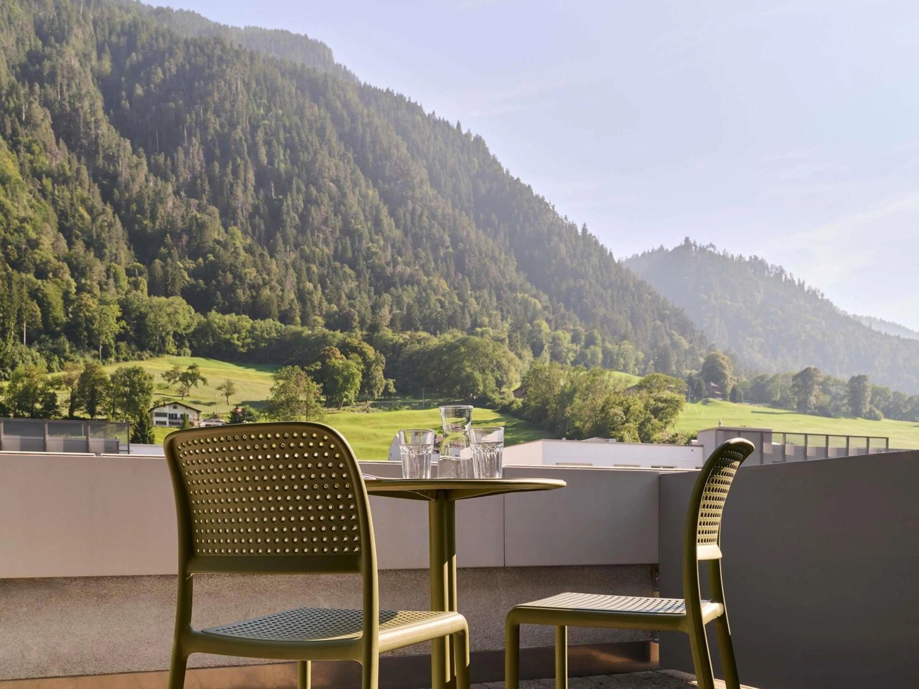 Bedroom in ibis Chur