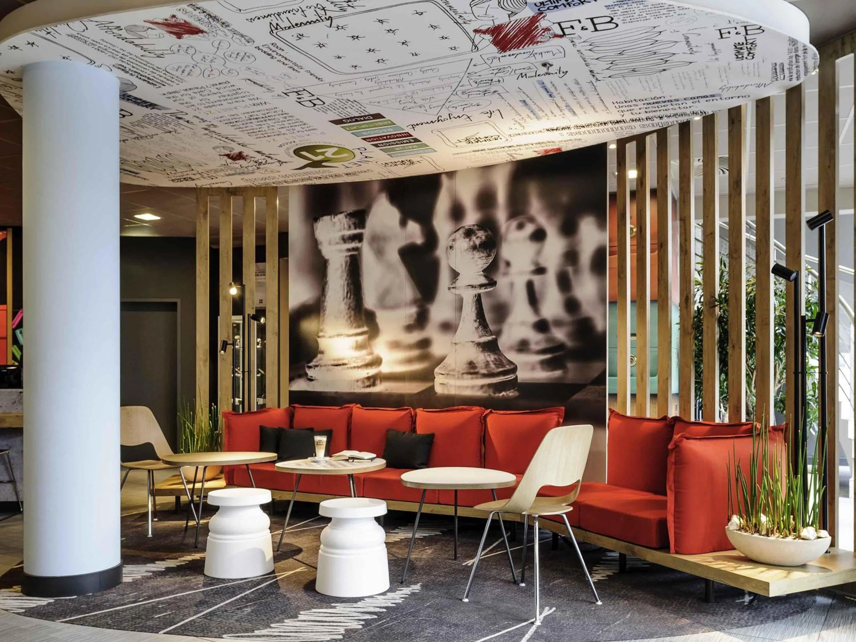 Lounge or bar in ibis Bern Expo