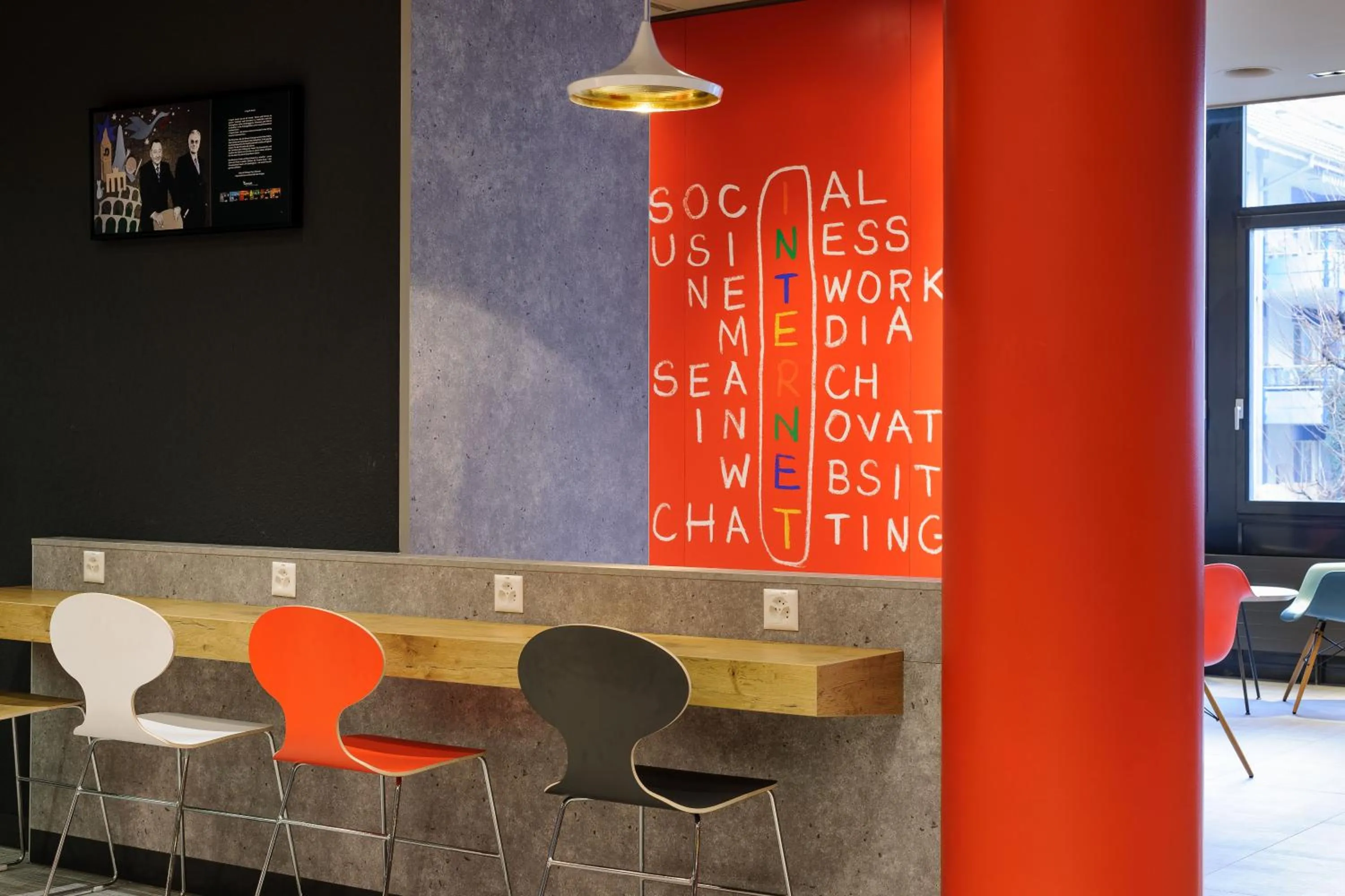 Lobby or reception in ibis Luzern Kriens