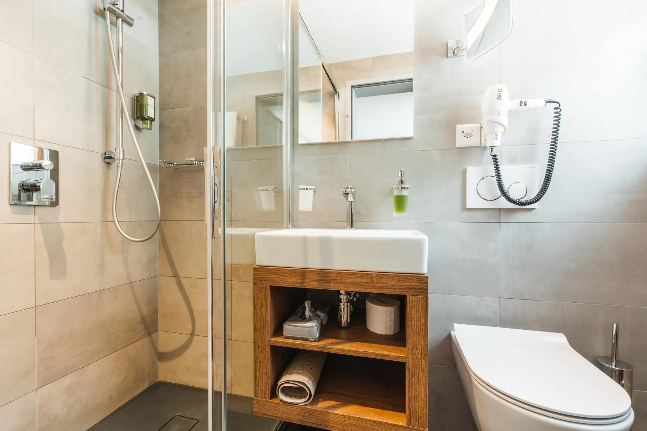 Shower in Hotel Matterhorn Inn