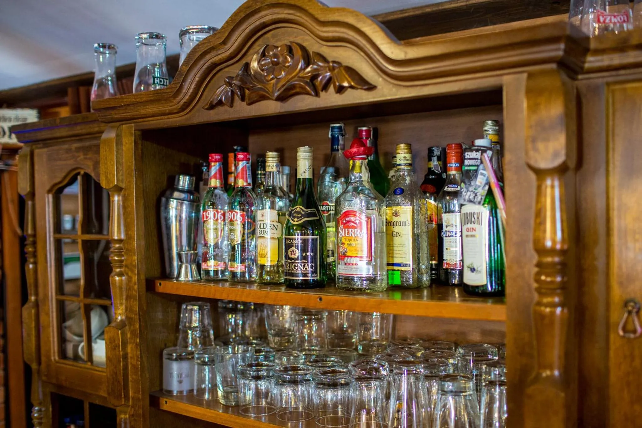 Alcoholic drinks in Karczma Pod Topolami