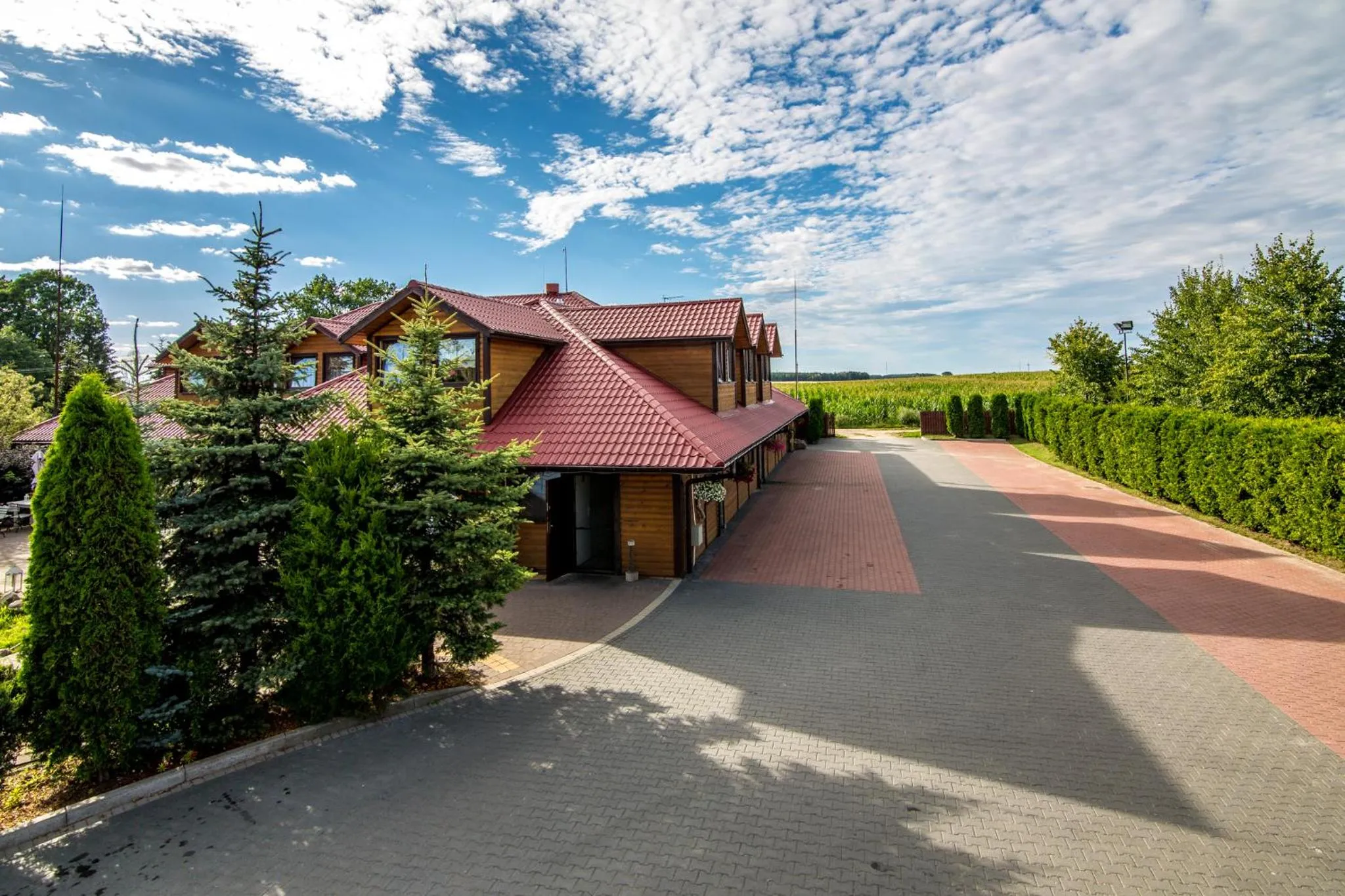 Bird's eye view in Karczma Pod Topolami