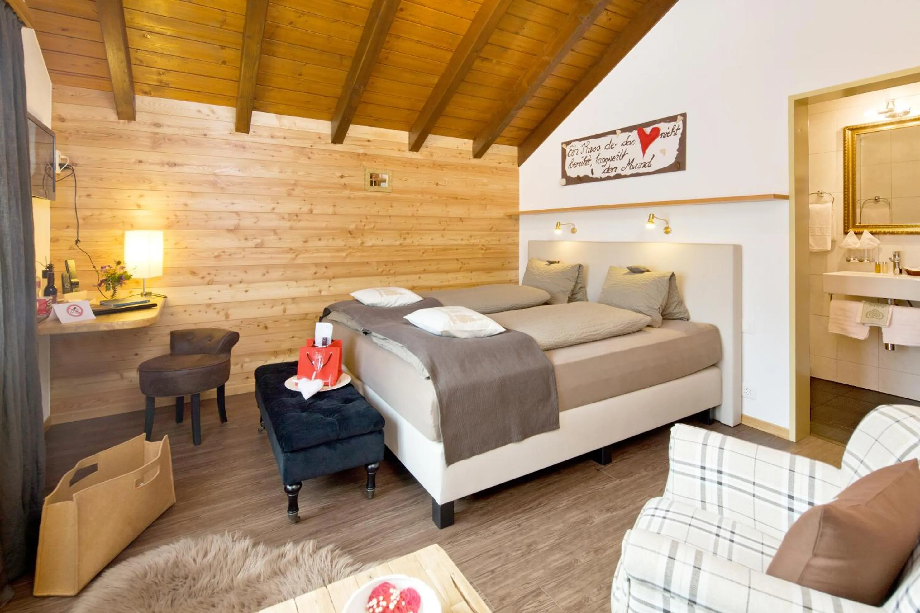 Photo of the whole room, Bed in Hotel Restaurant Bürchnerhof