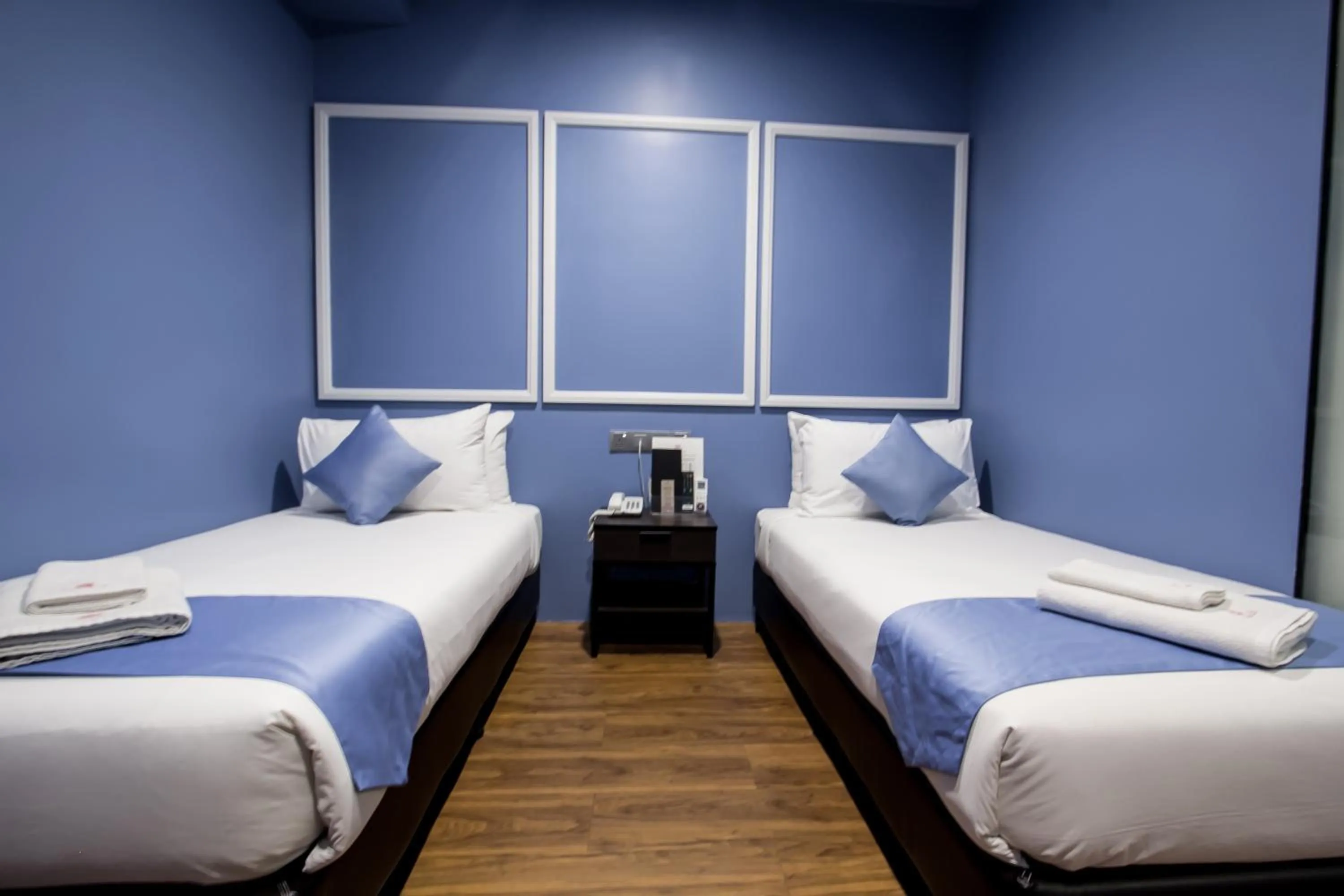 Bed in Bloommaze Boutique Hotel Puchong