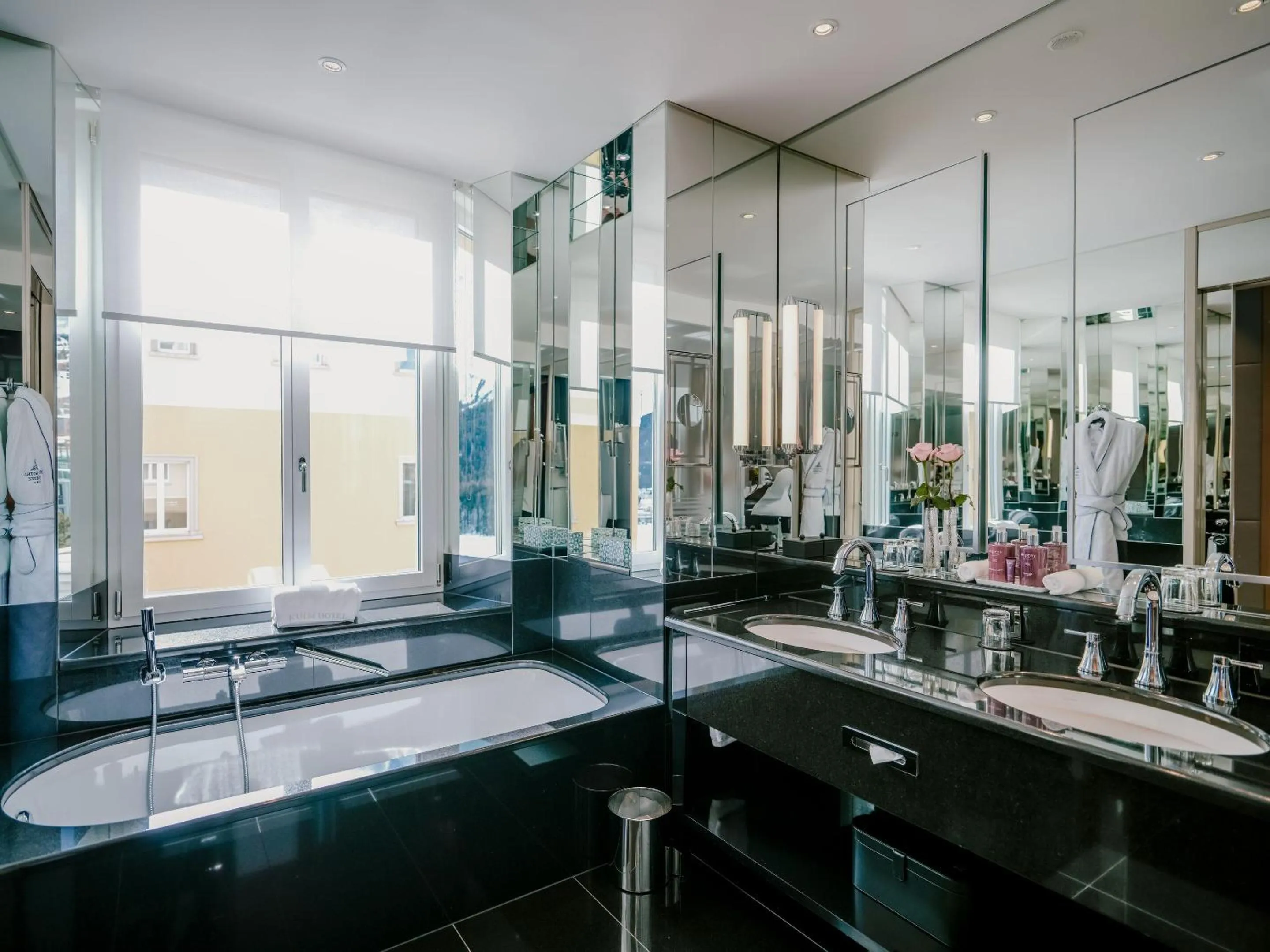 Shower in Kulm Hotel St. Moritz