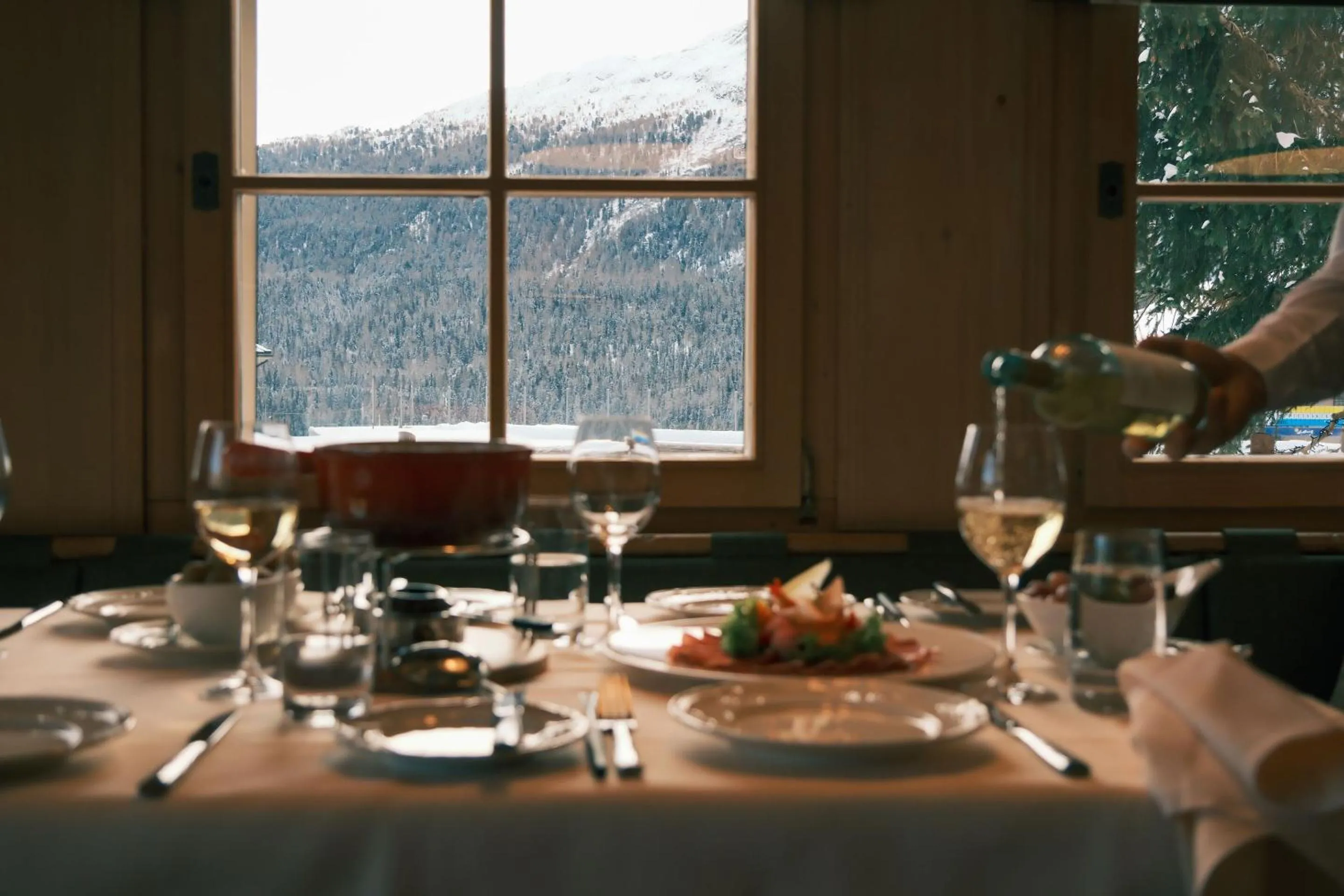 Restaurant/places to eat in Kulm Hotel St. Moritz