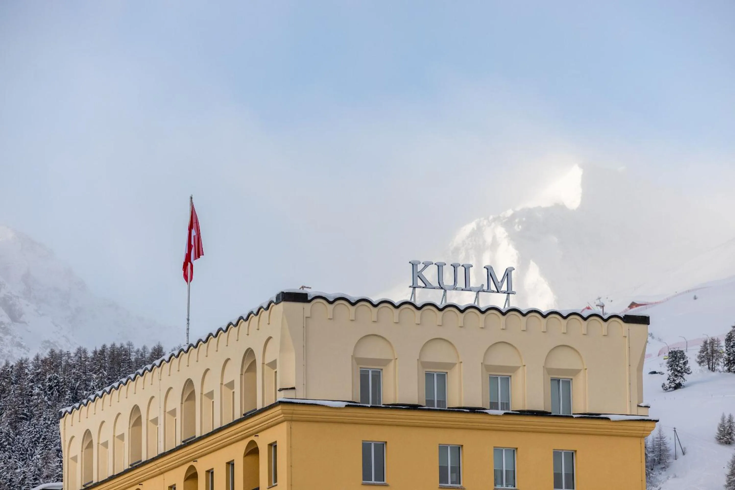 Property building in Kulm Hotel St. Moritz