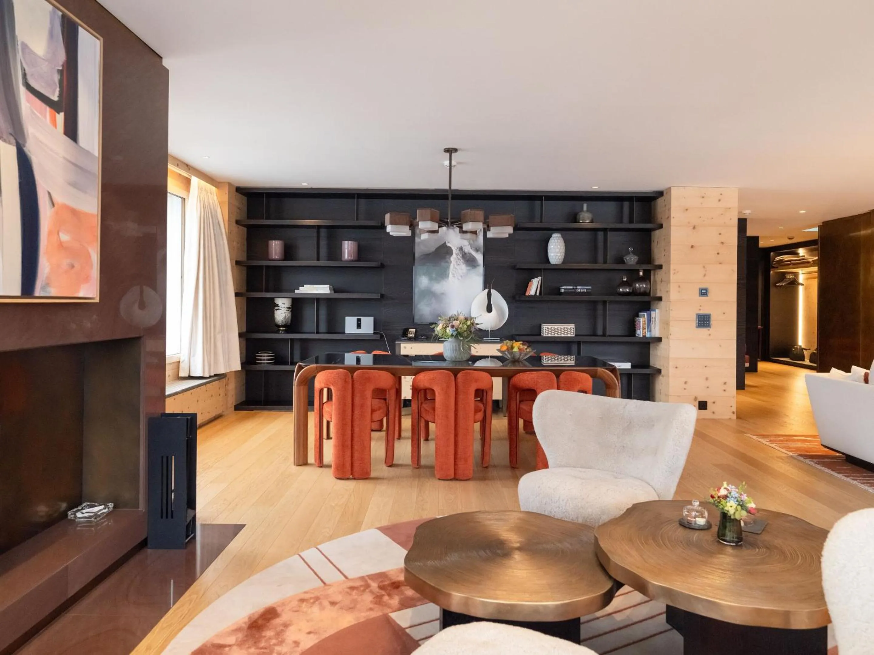 Dining area in Kulm Hotel St. Moritz