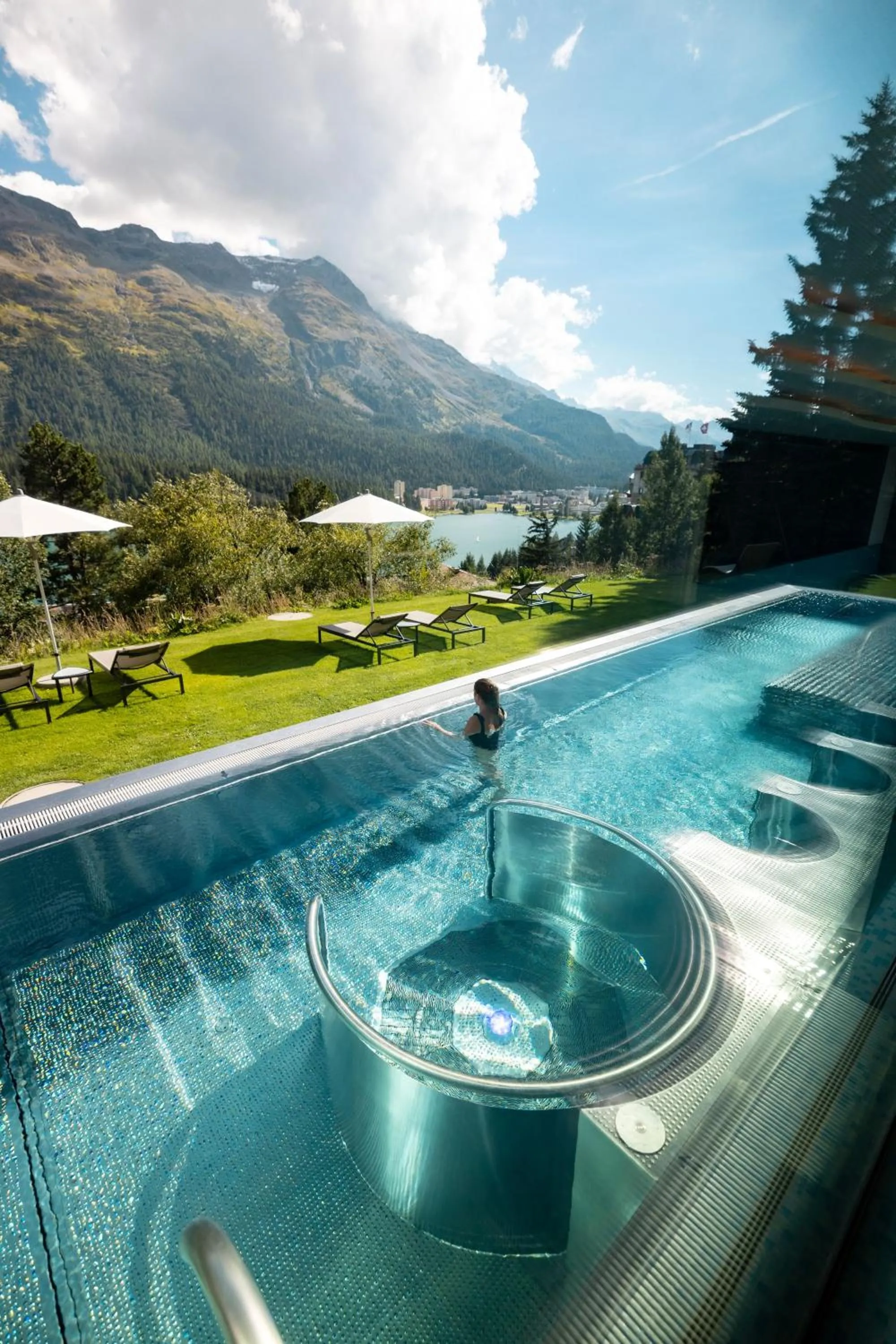 Spa and wellness centre/facilities in Kulm Hotel St. Moritz