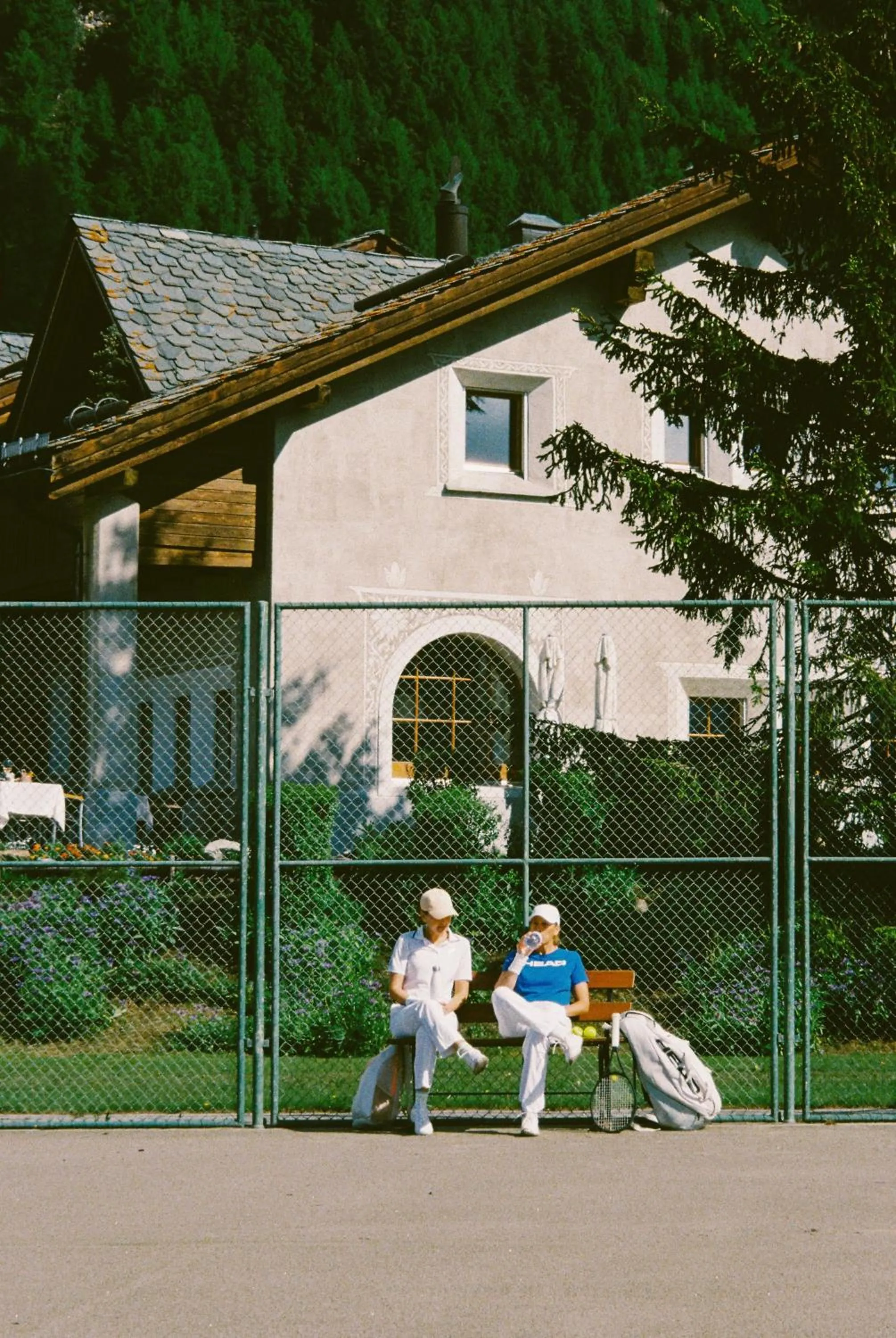 Tennis court in Kulm Hotel St. Moritz