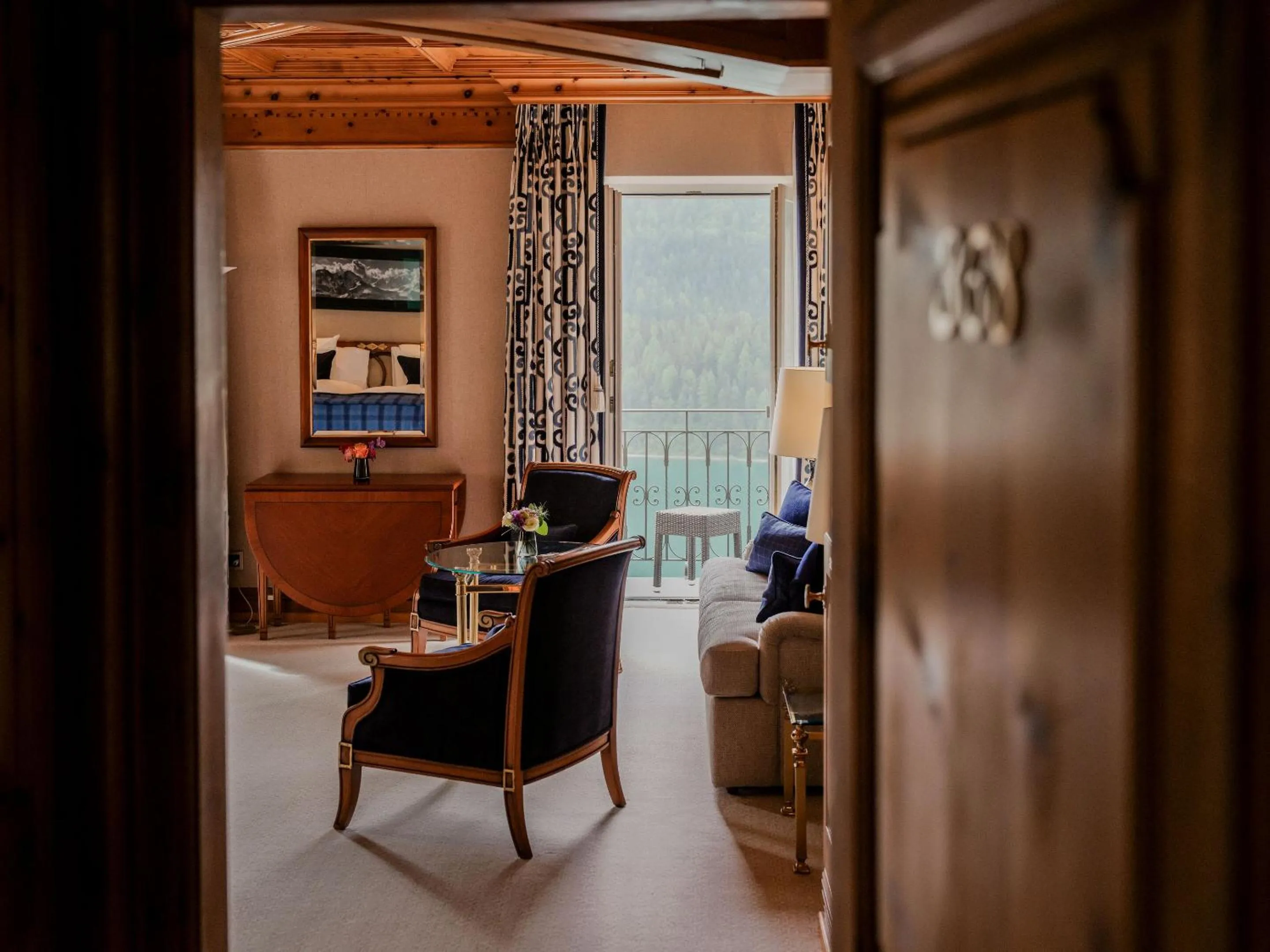 Bedroom in Kulm Hotel St. Moritz