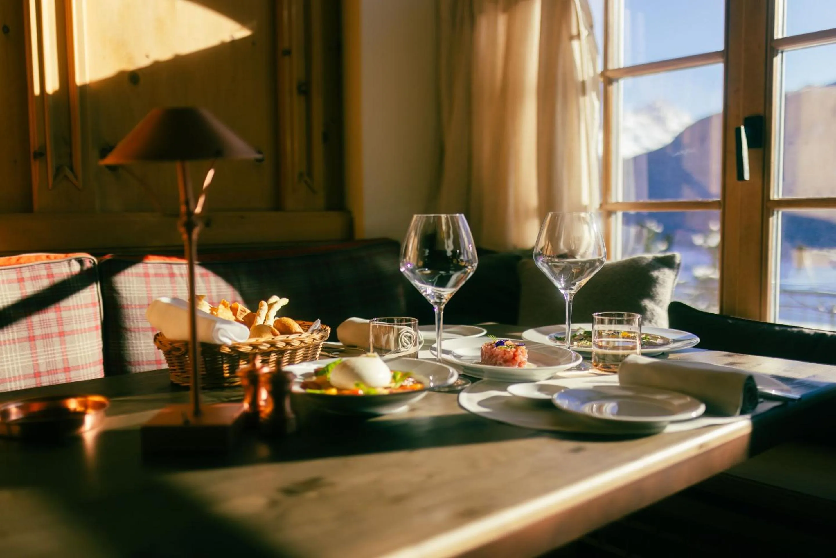 Food and drinks in Kulm Hotel St. Moritz