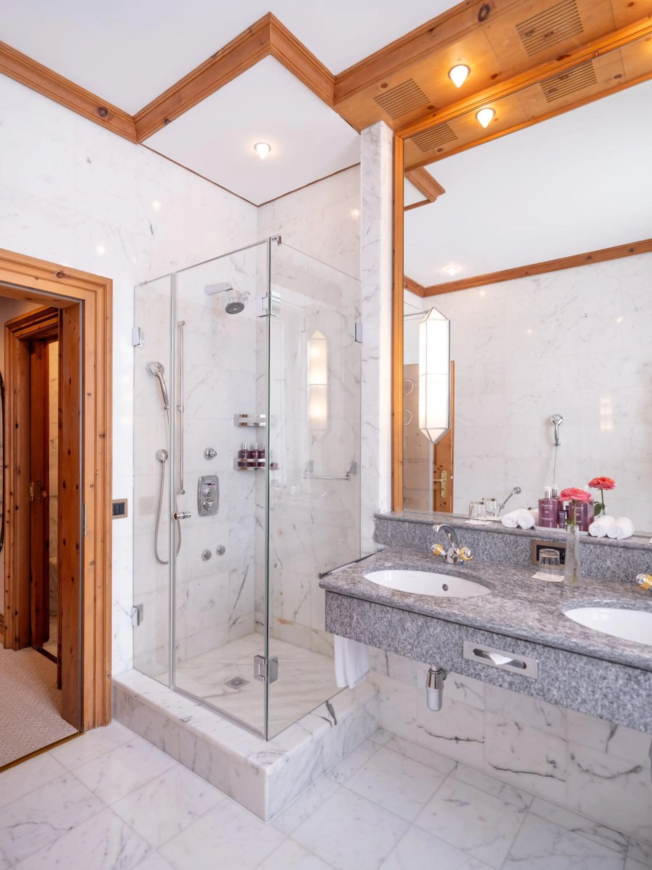 Bathroom in Kulm Hotel St. Moritz