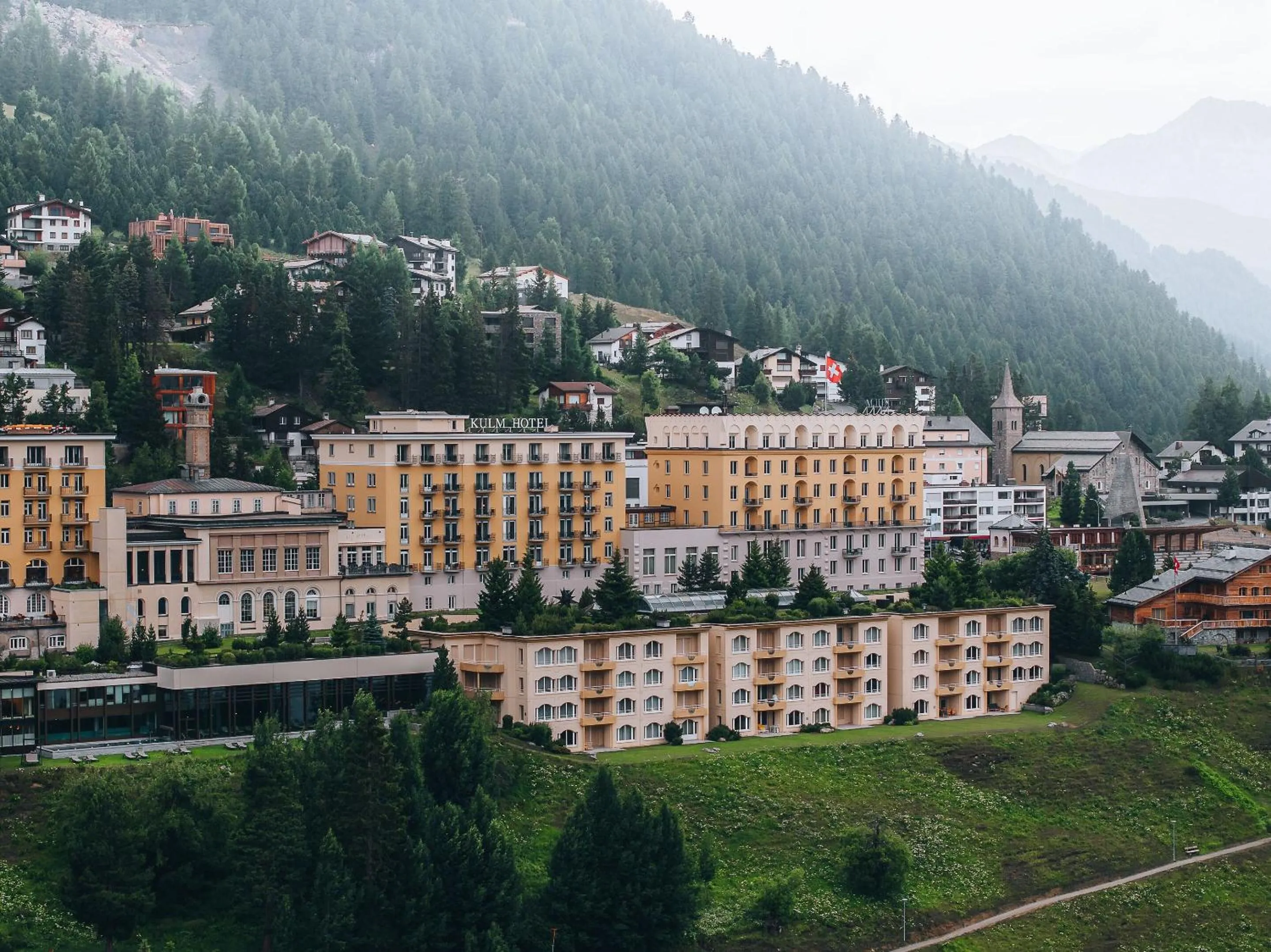 Property building in Kulm Hotel St. Moritz