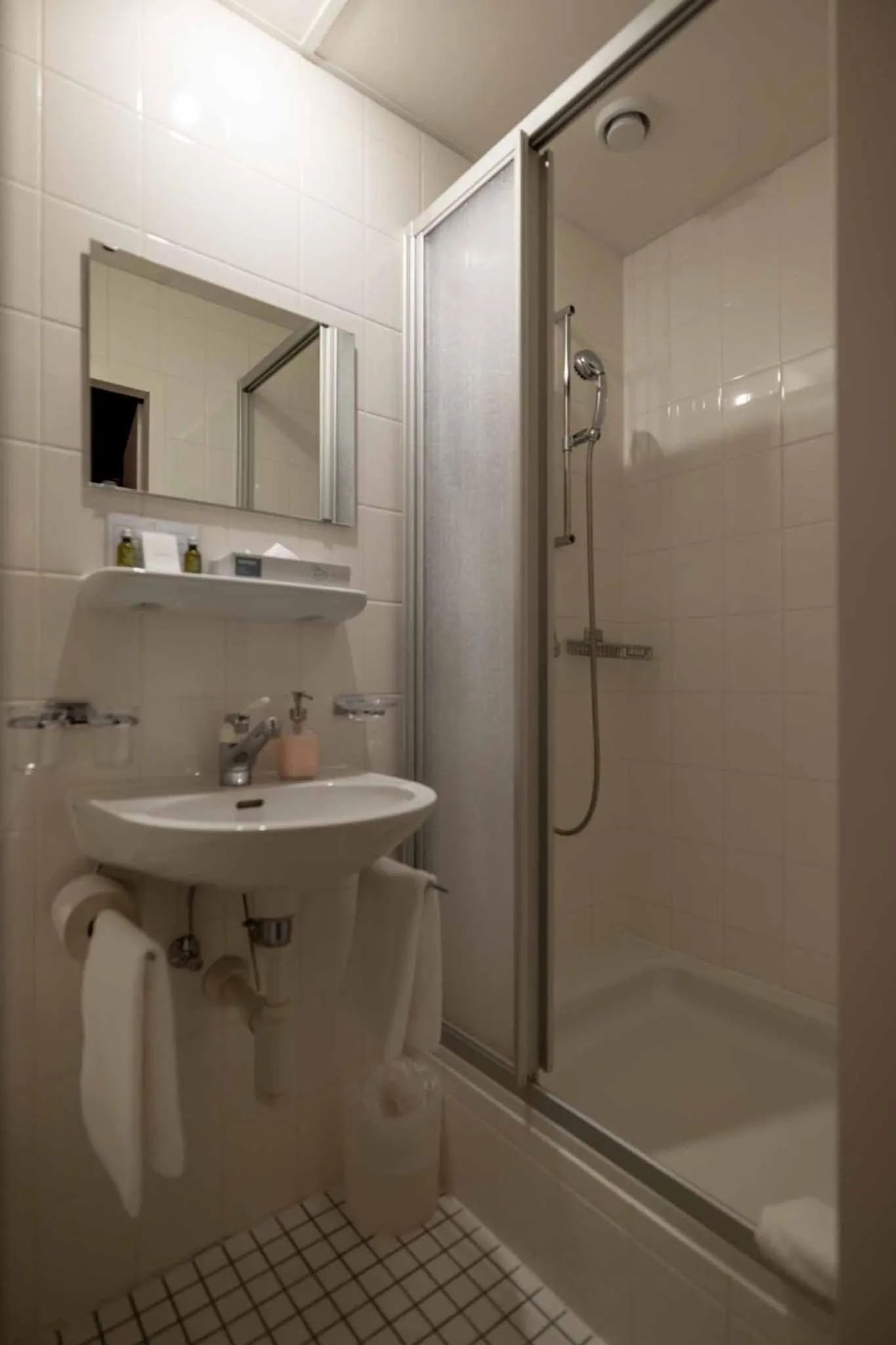 Shower in Hotel Regina