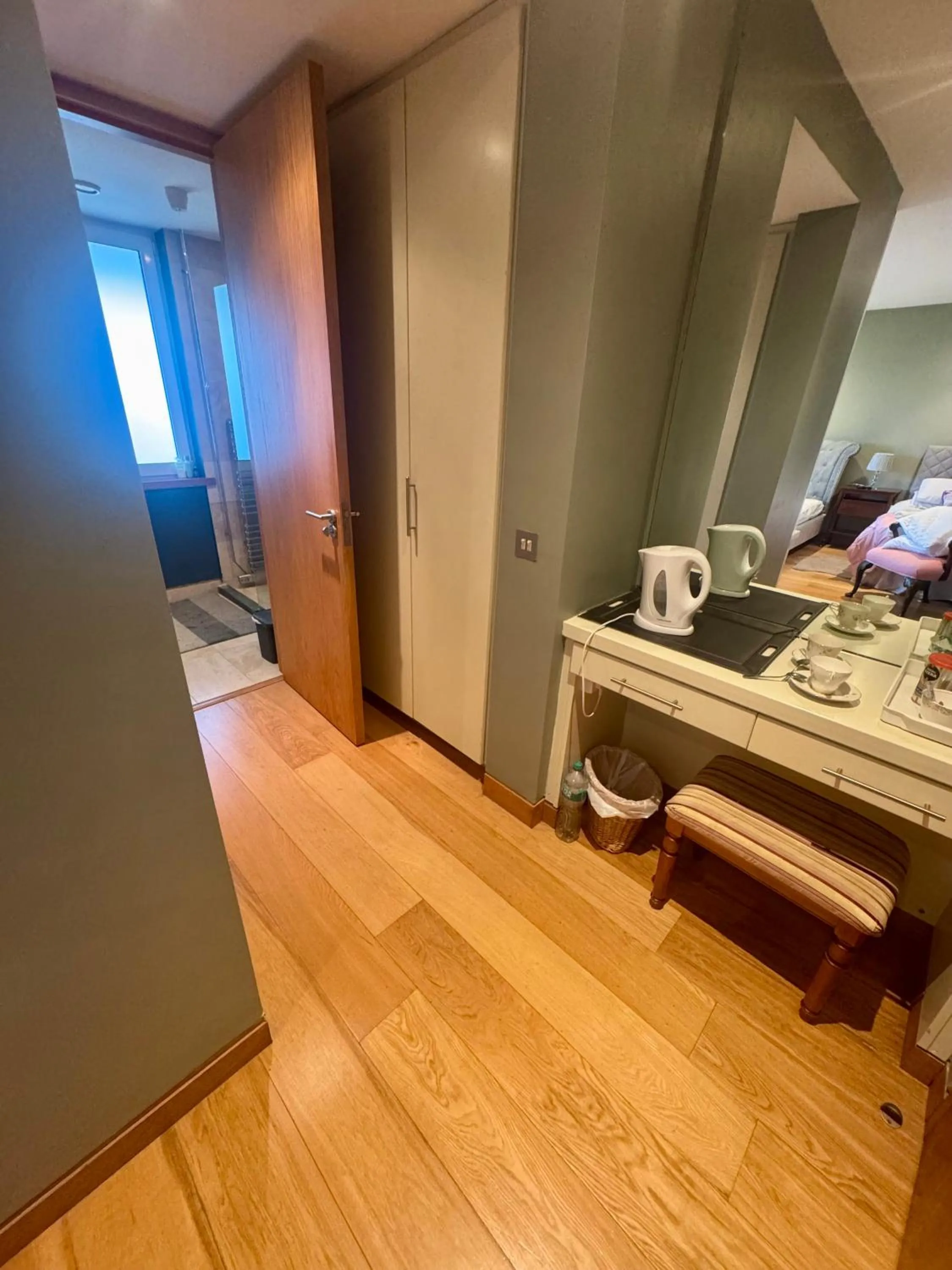 Coffee/tea facilities, Bed in Hazelwood Country House