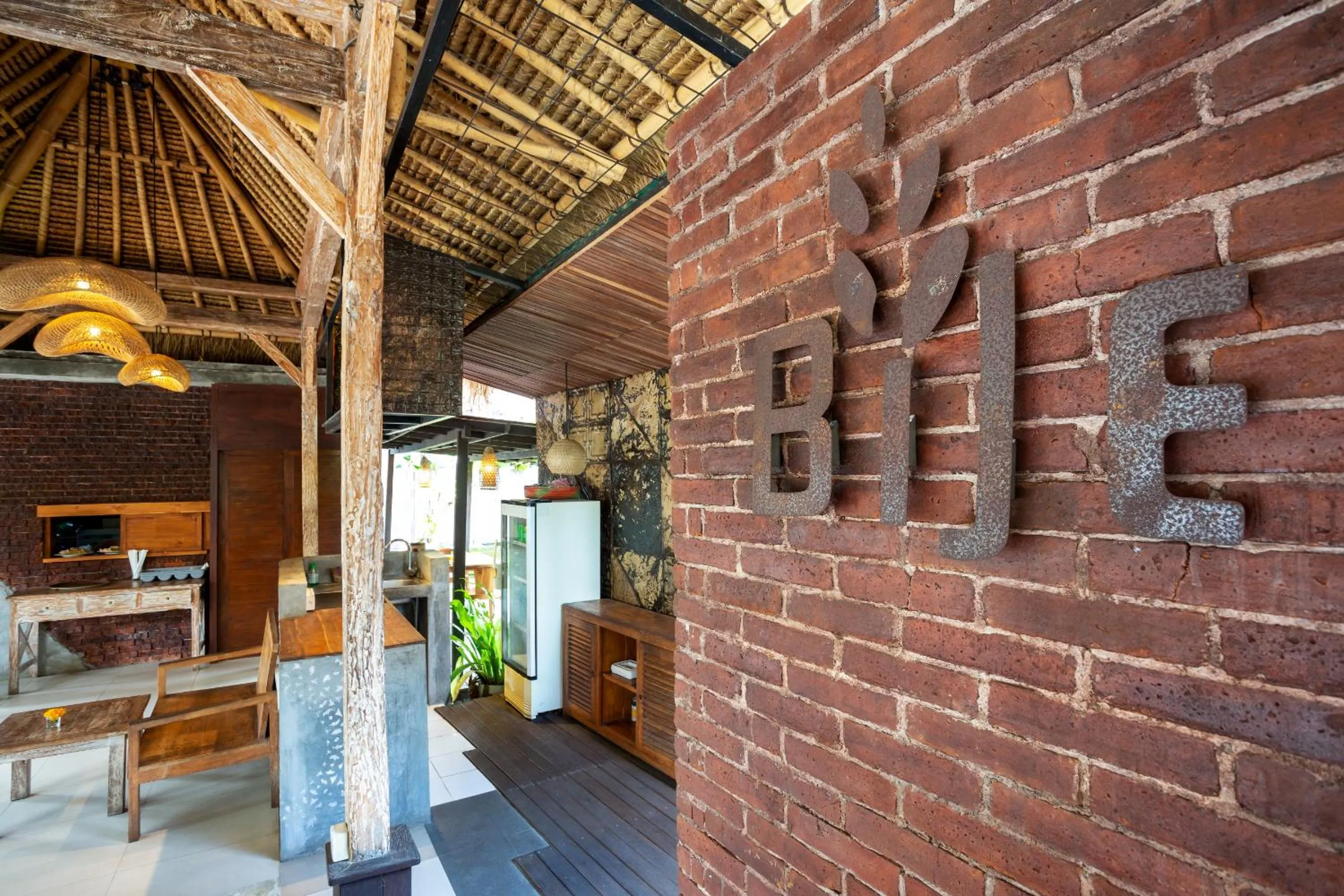 Lobby or reception in Bije Suite Villa Ubud