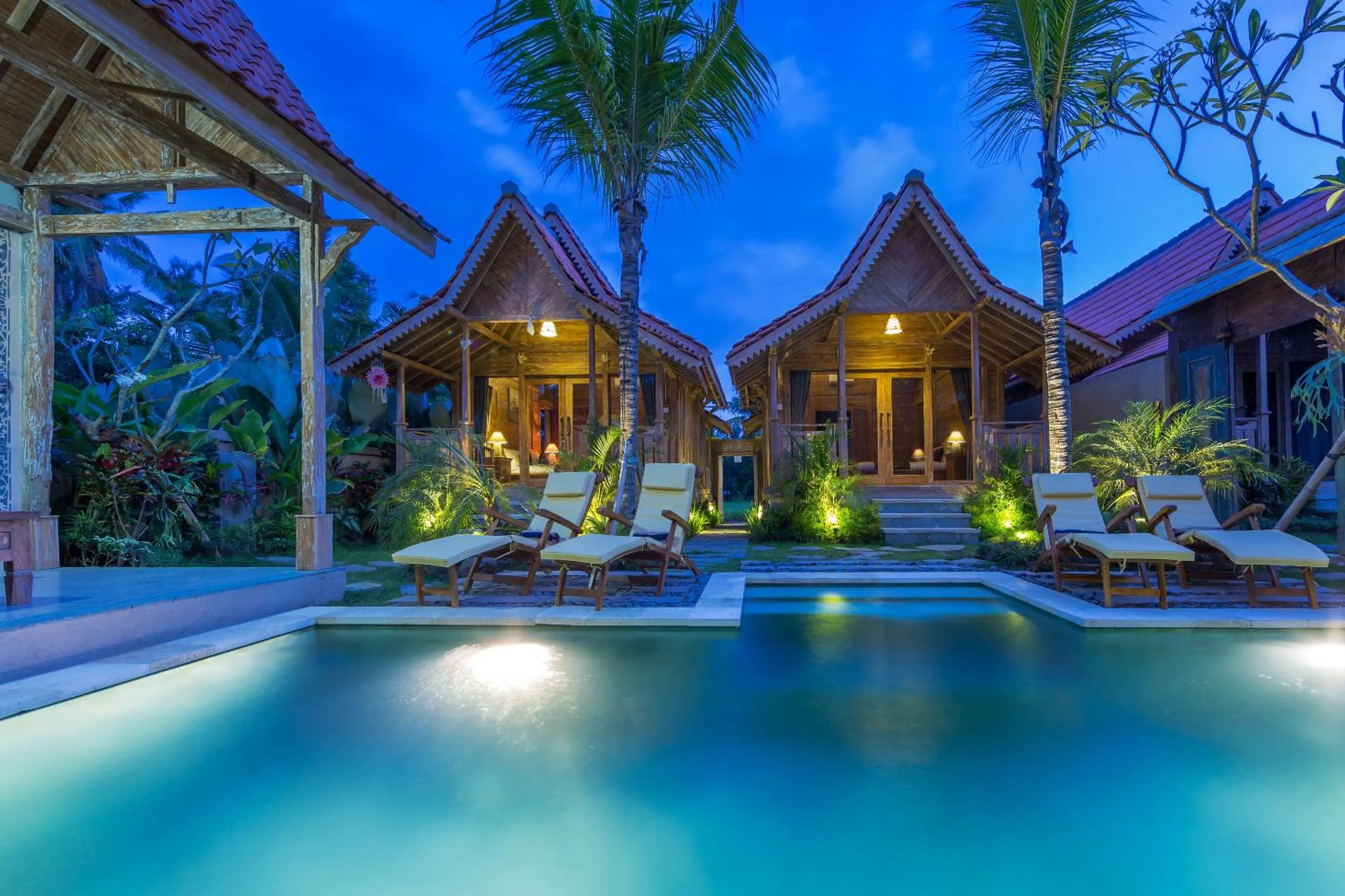 Swimming pool in Bije Suite Villa Ubud