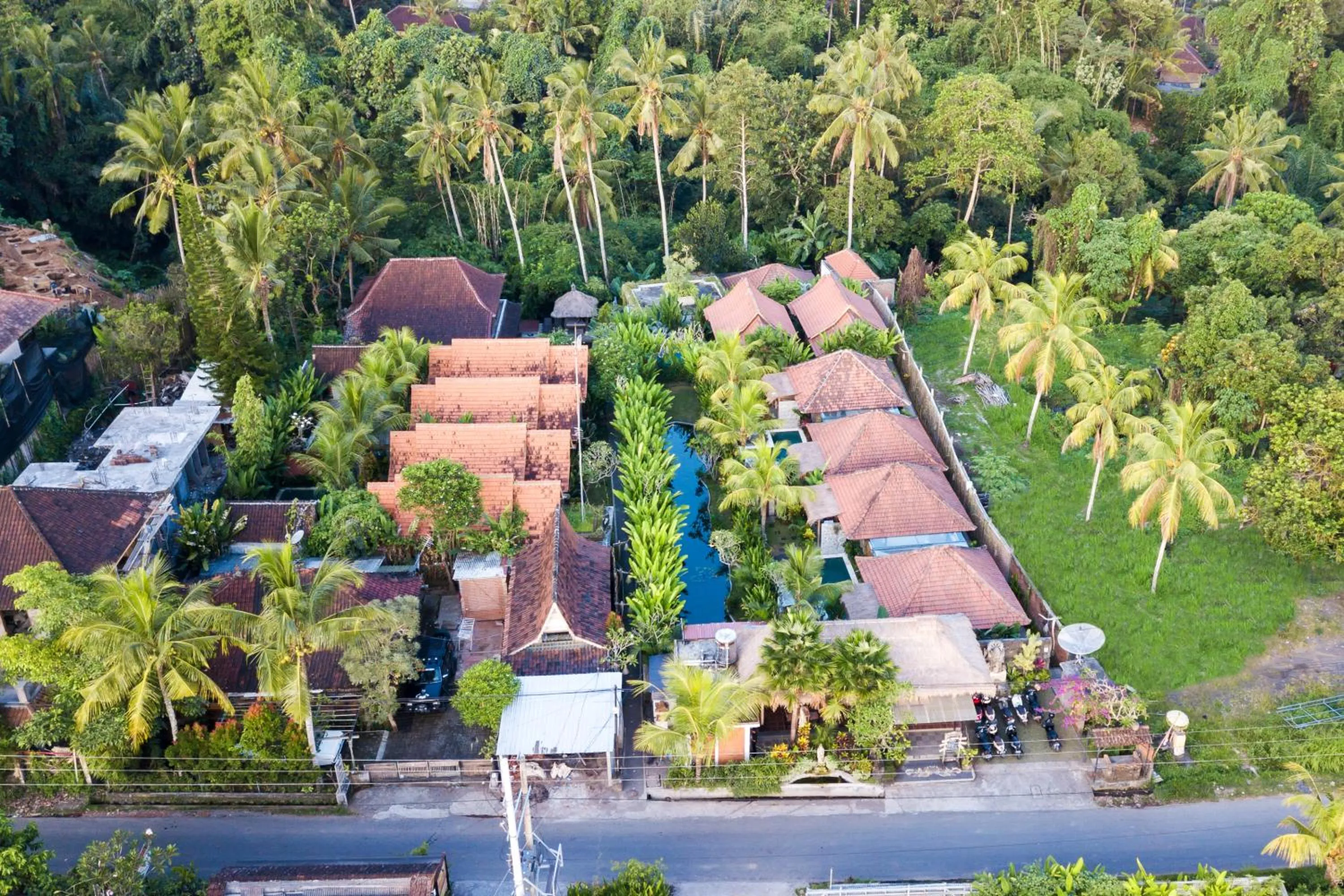 Landmark view in Bije Suite Villa Ubud